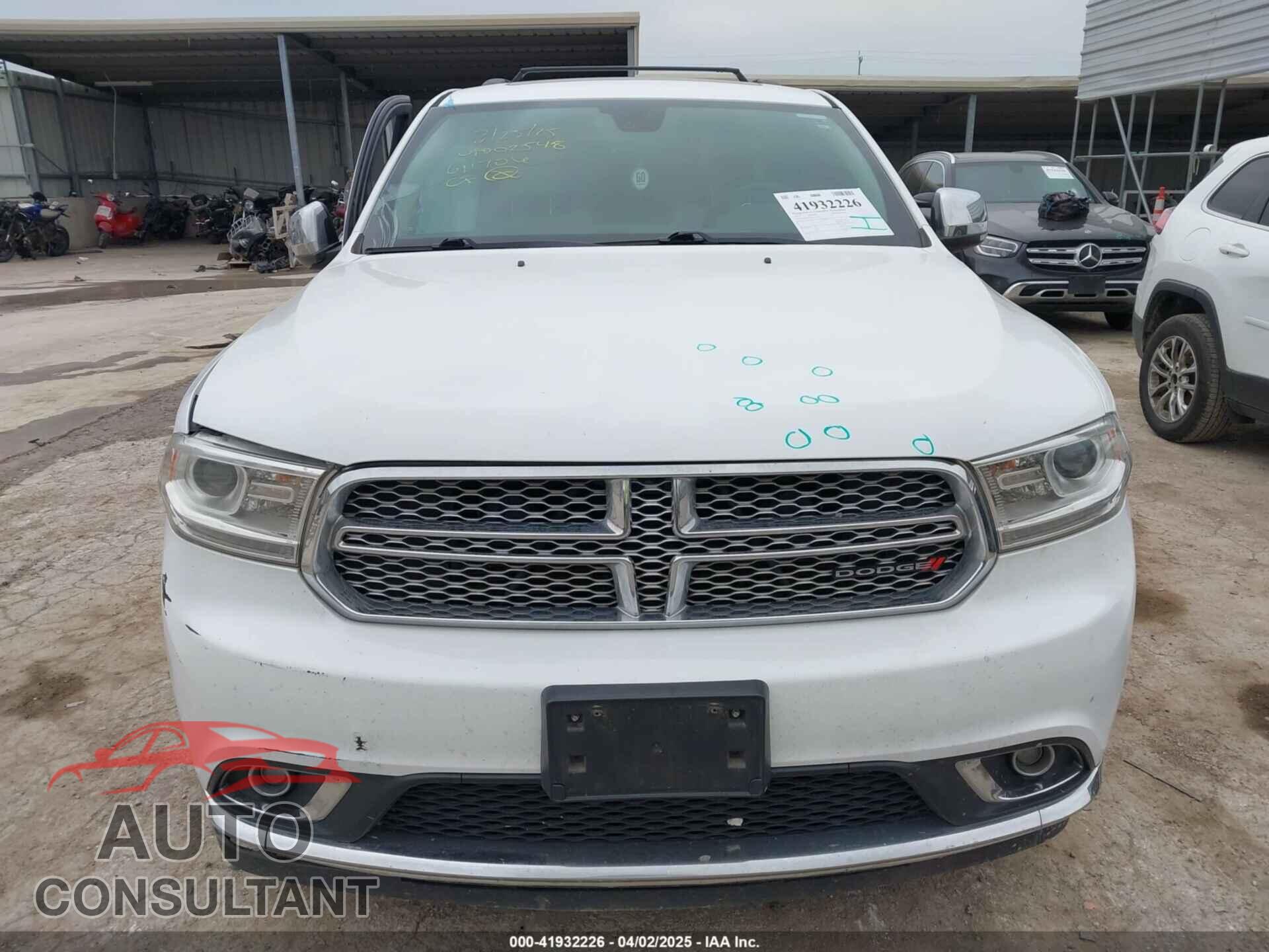 DODGE DURANGO 2017 - 1C4RDJEG1HC611706