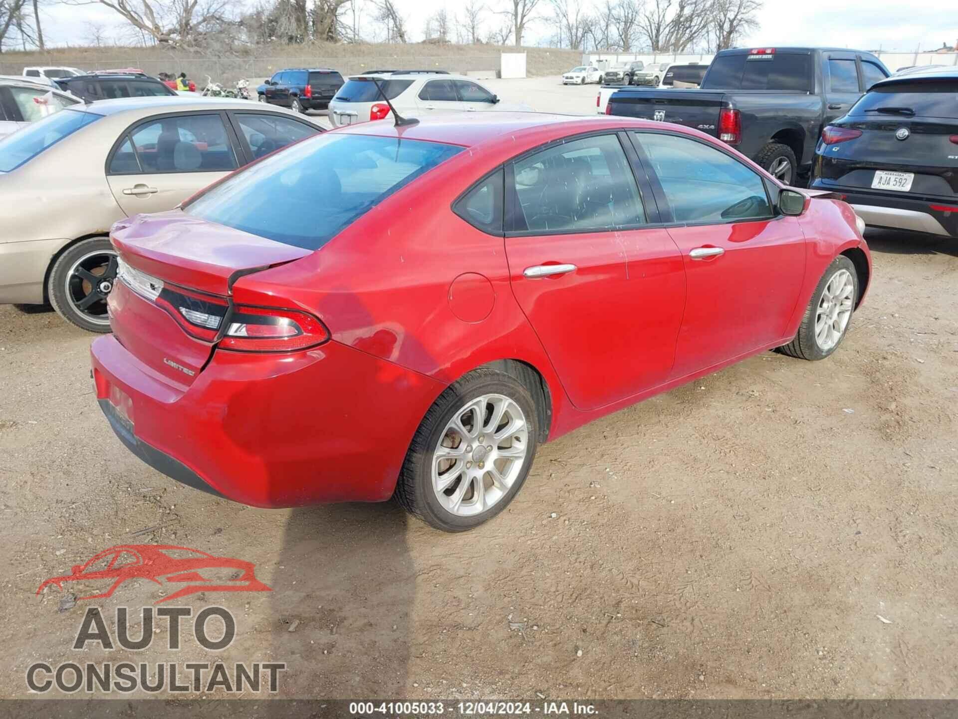 DODGE DART 2013 - 1C3CDFCA0DD317613