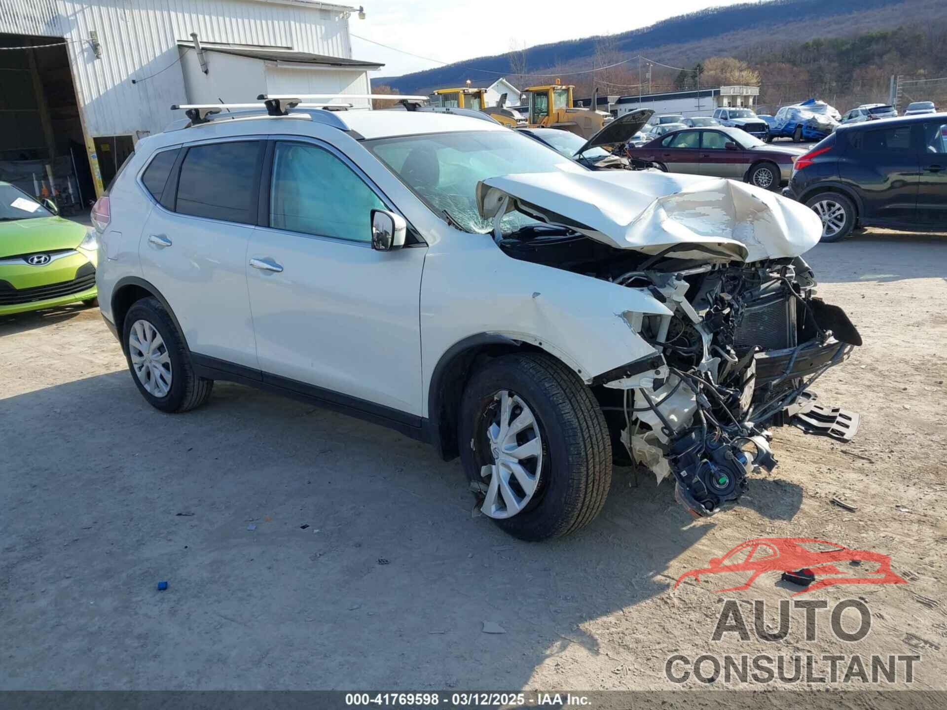 NISSAN ROGUE 2016 - KNMAT2MV2GP605149