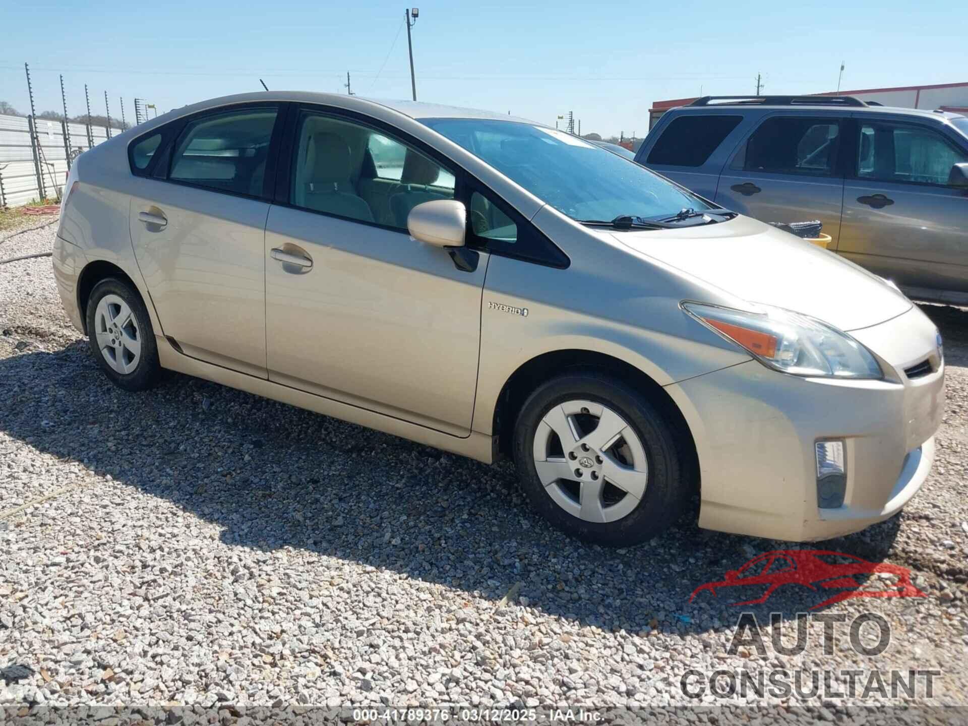 TOYOTA PRIUS 2010 - JTDKN3DU4A1296452