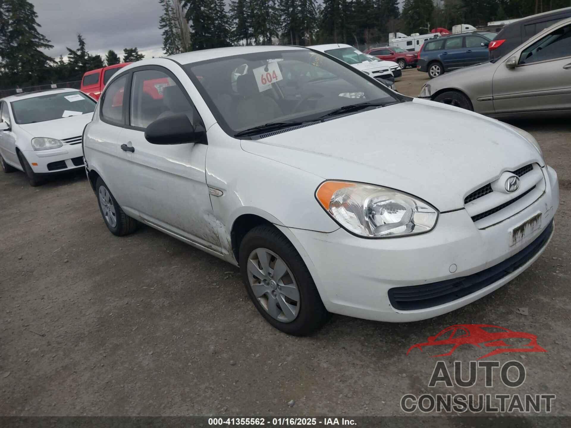 HYUNDAI ACCENT 2009 - KMHCM36C19U116295