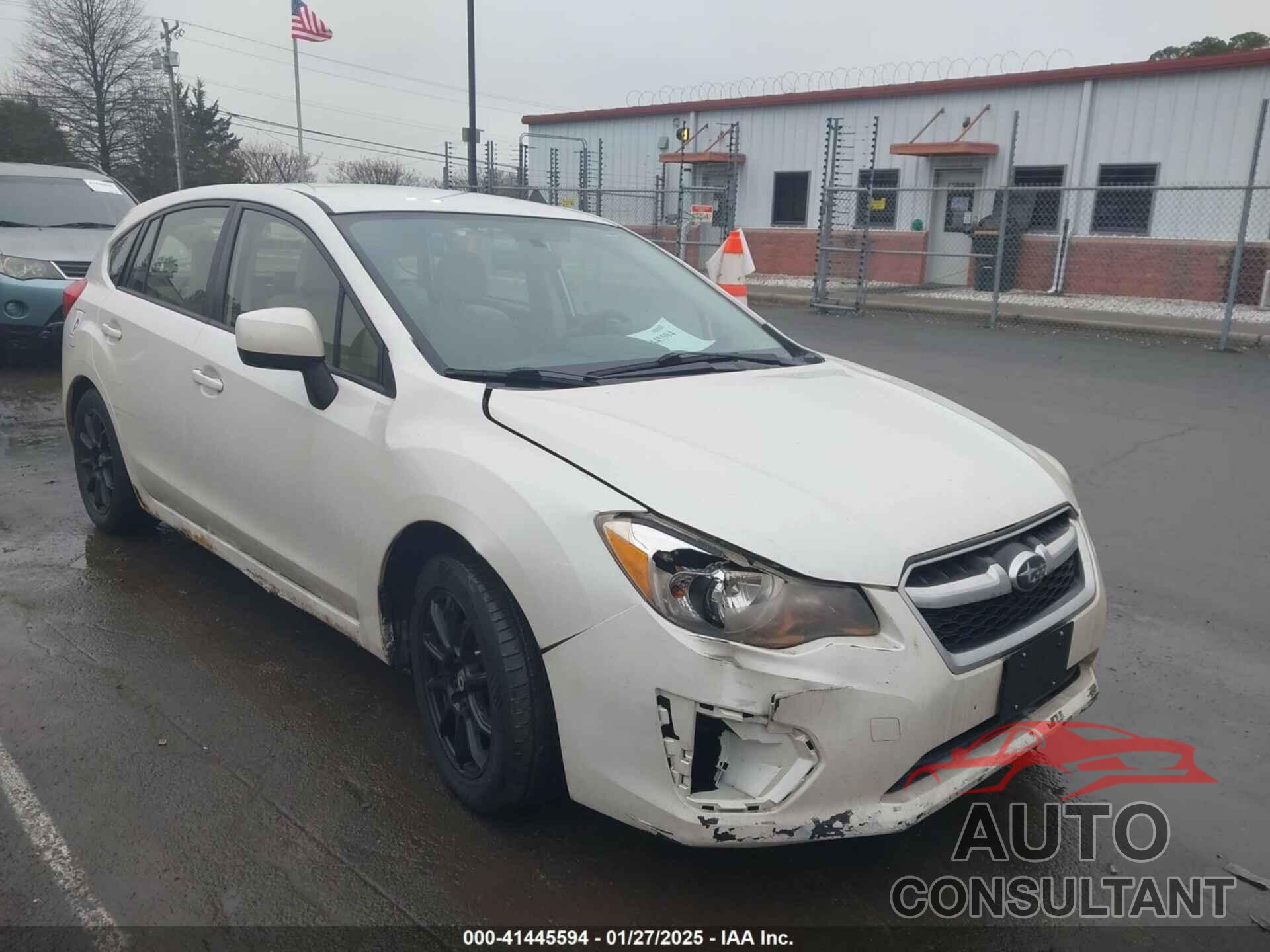 SUBARU IMPREZA 2013 - JF1GPAB67DH807727