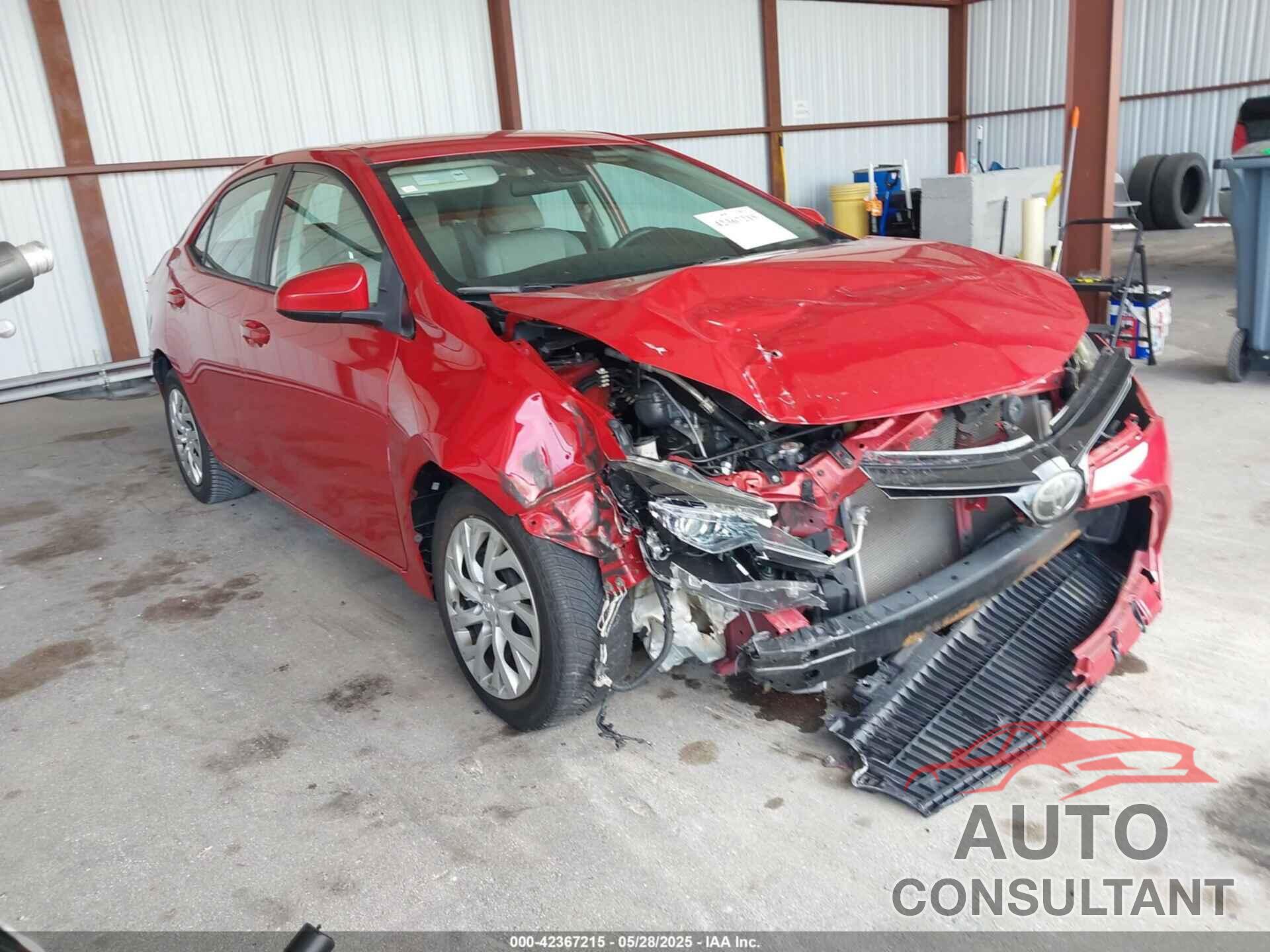 TOYOTA COROLLA 2018 - 2T1BURHE3JC043711