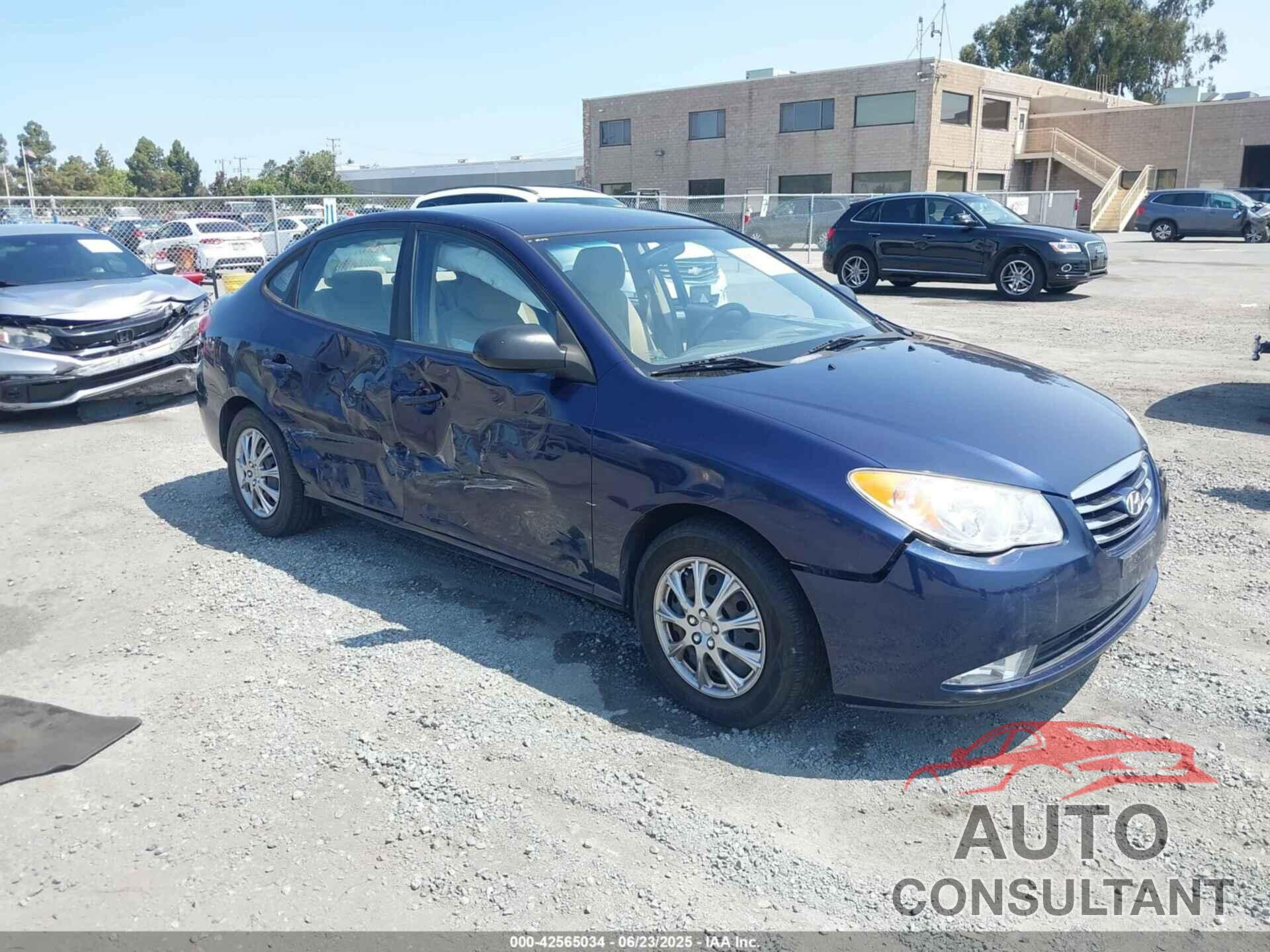 HYUNDAI ELANTRA 2010 - KMHDU4ADXAU971110
