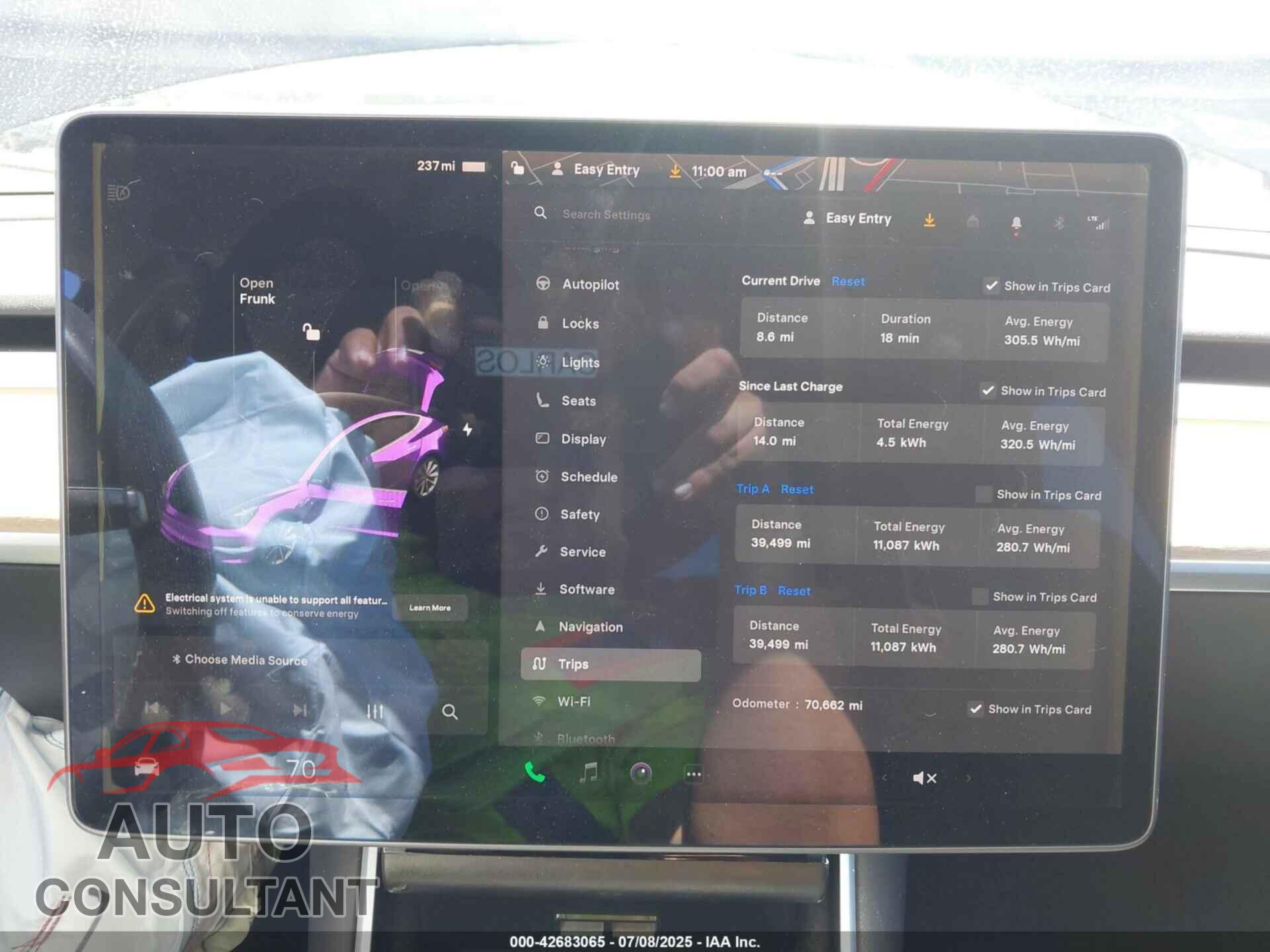 TESLA MODEL 3 2019 - 5YJ3E1EA1KF314251