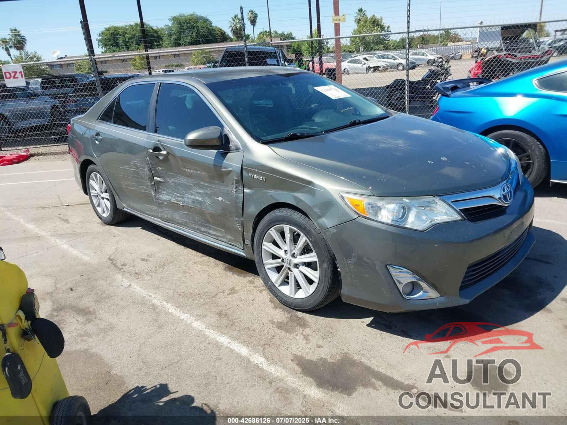 TOYOTA CAMRY HYBRID 2014 - 4T1BD1FK3EU110824