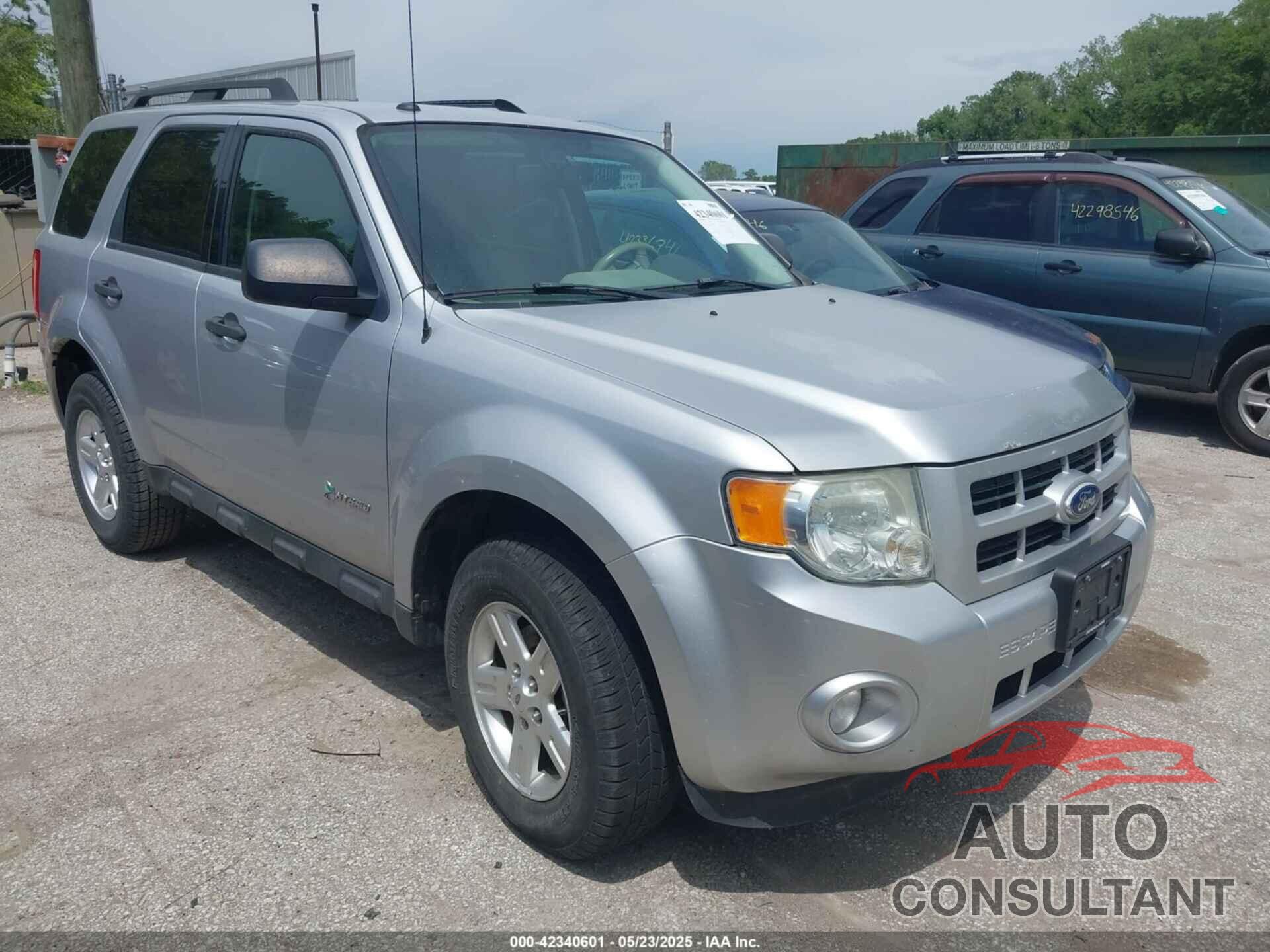 FORD ESCAPE HYBRID 2011 - 1FMCU4K38BKB00012
