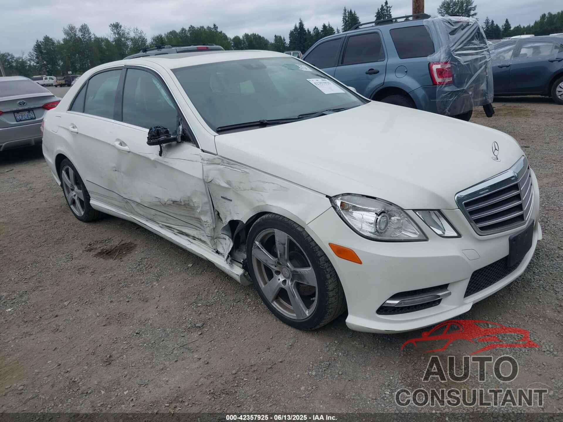 MERCEDES-BENZ E 350 2012 - WDDHF5KBXCA592721