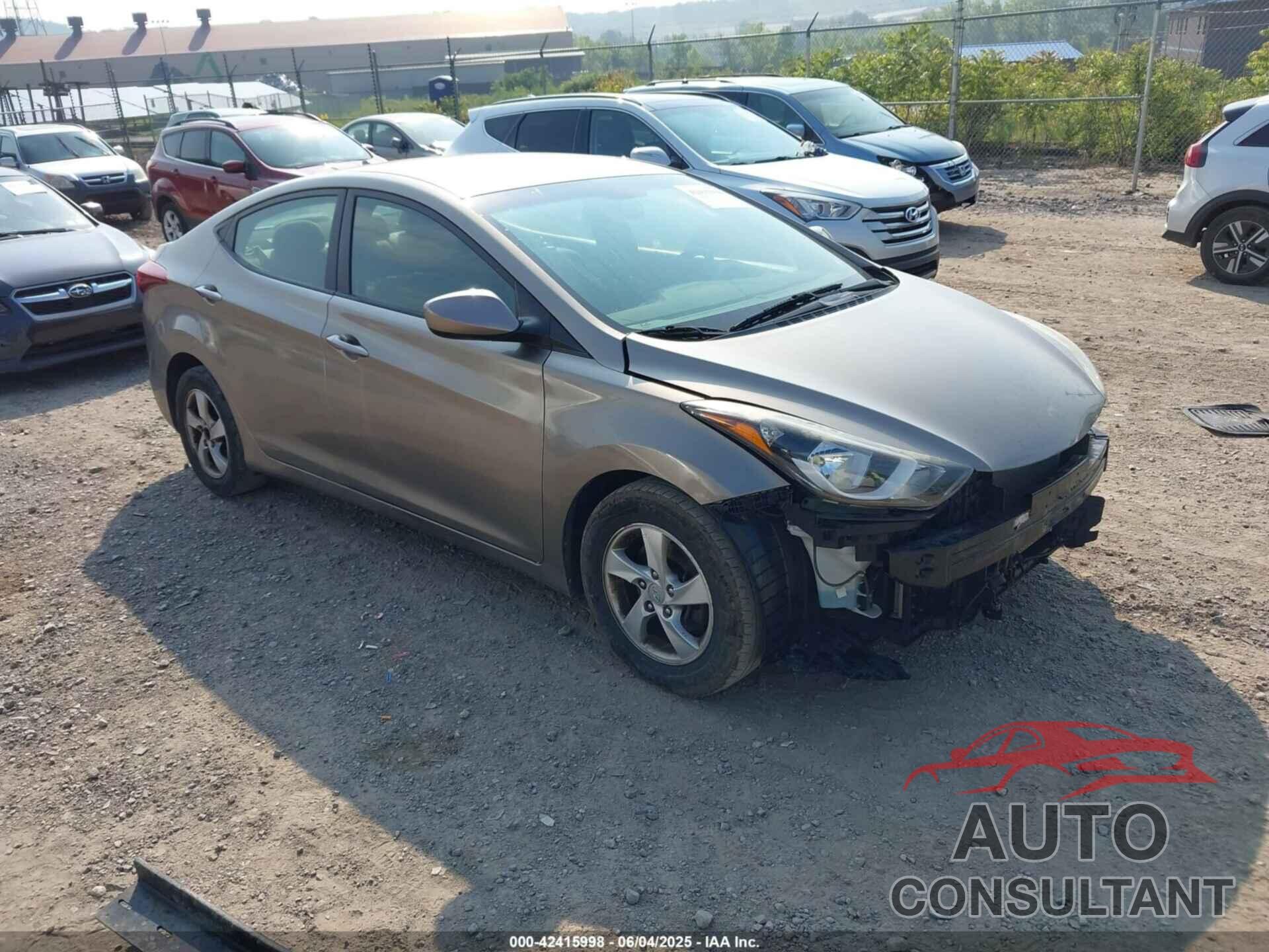HYUNDAI ELANTRA 2014 - 5NPDH4AE5EH466867