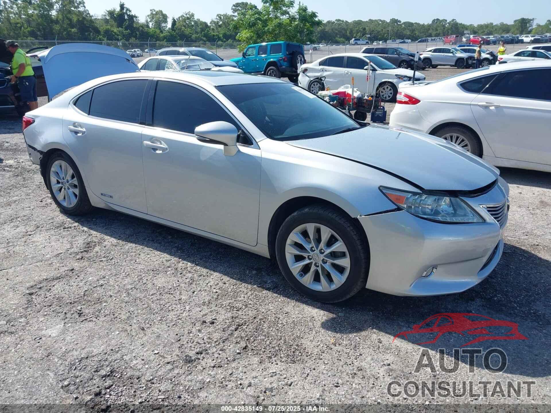 LEXUS ES 300H 2013 - JTHBW1GG7D2016740