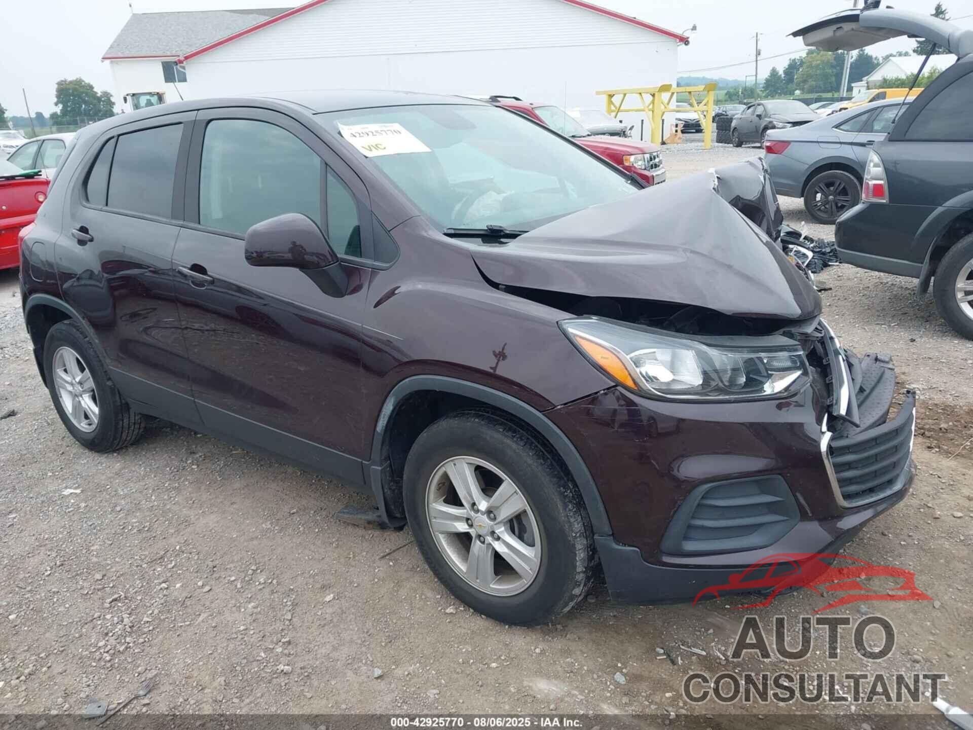 CHEVROLET TRAX 2020 - KL7CJKSB3LB349387