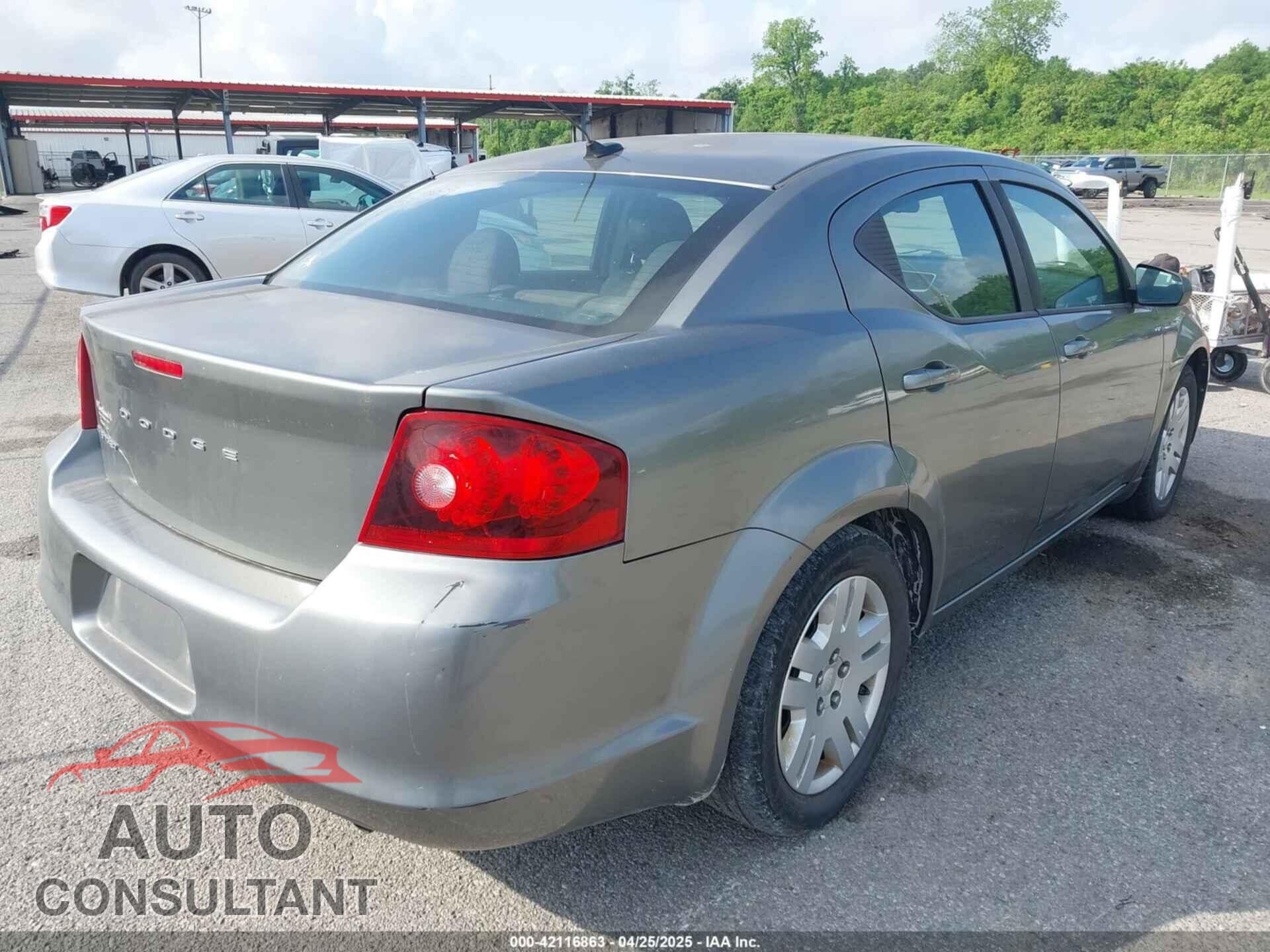 DODGE AVENGER 2013 - 1C3CDZAB2DN637426