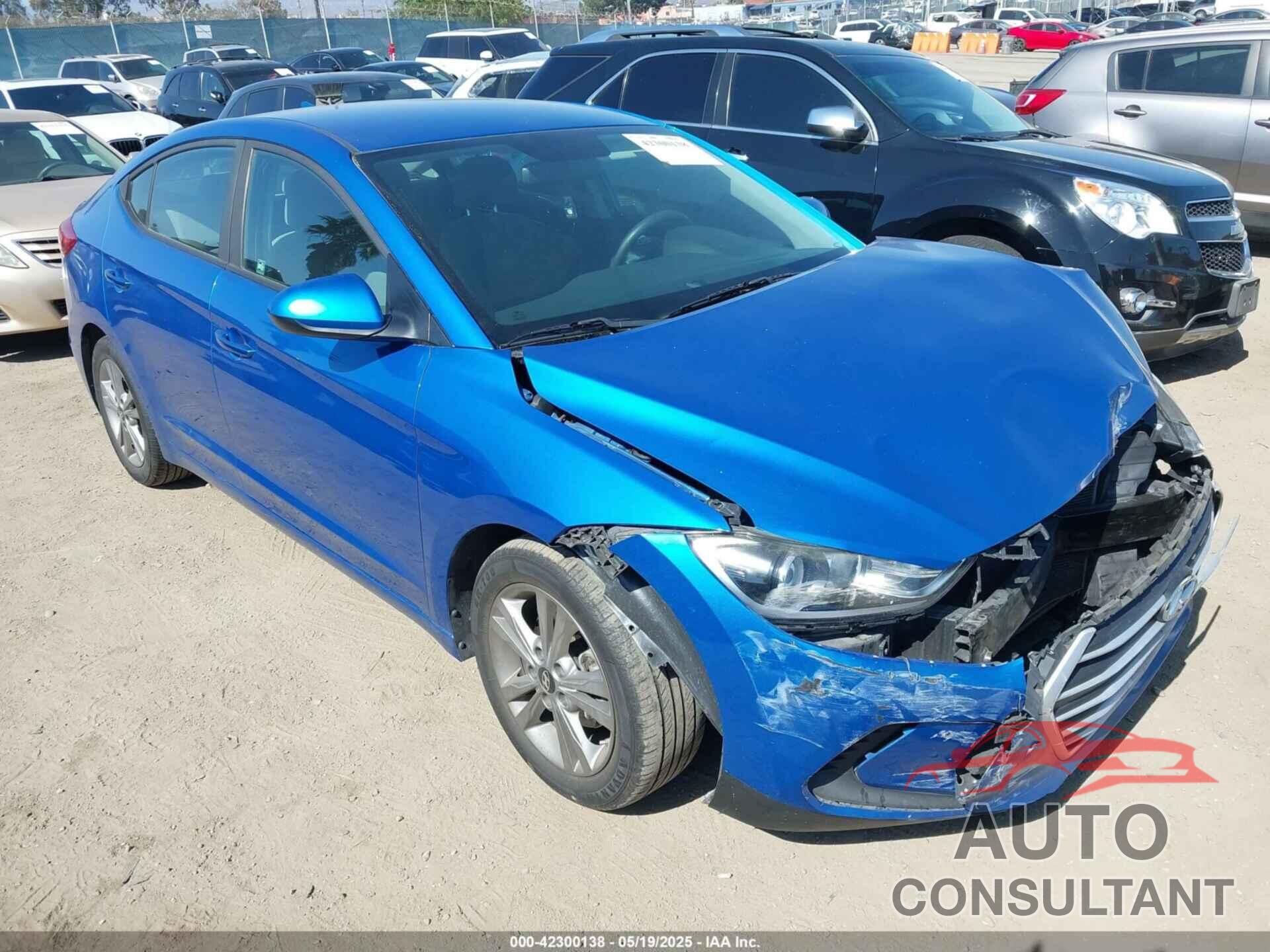 HYUNDAI ELANTRA 2017 - KMHD84LFXHU417689