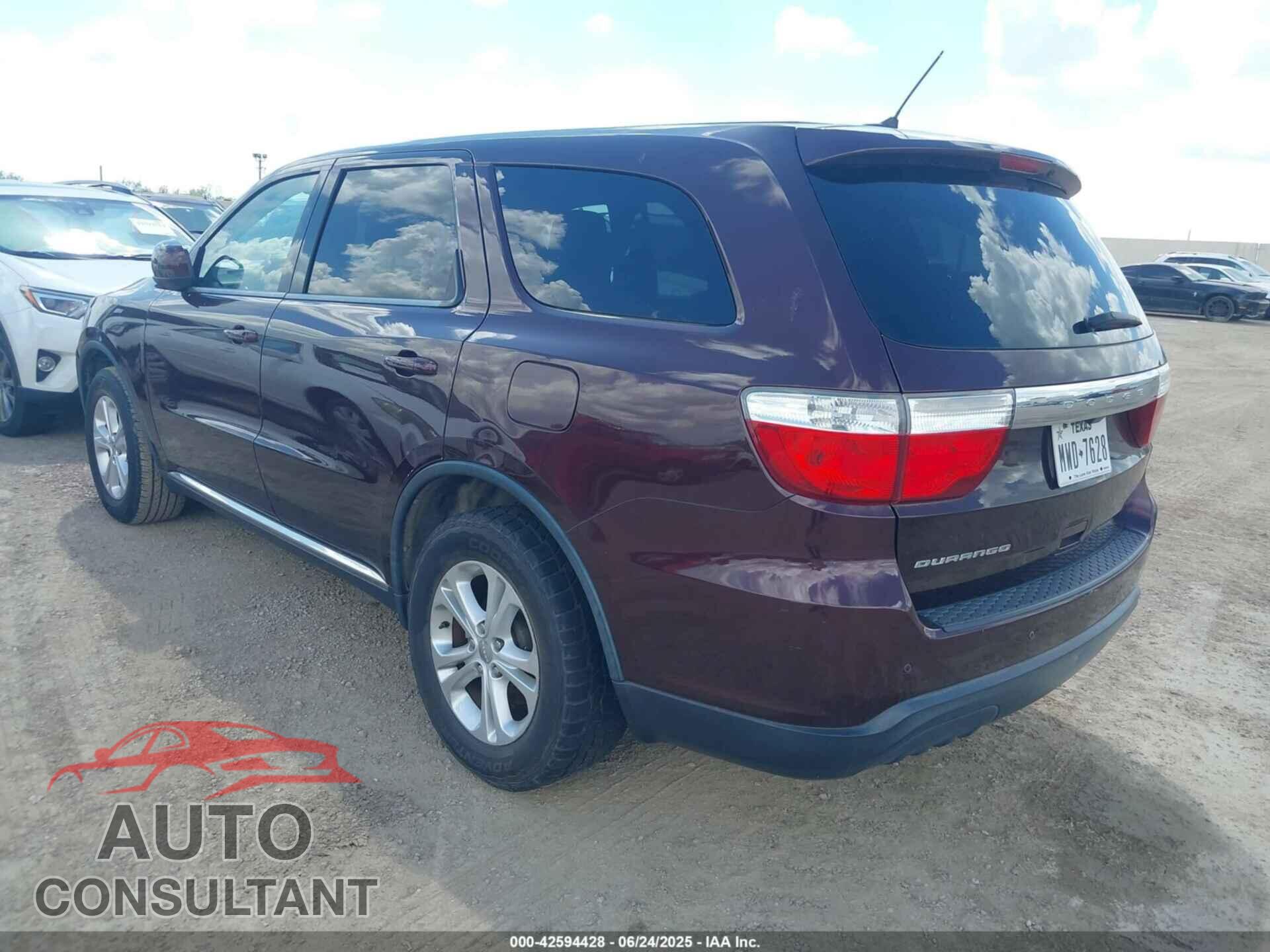 DODGE DURANGO 2012 - 1C4RDHAG6CC301302