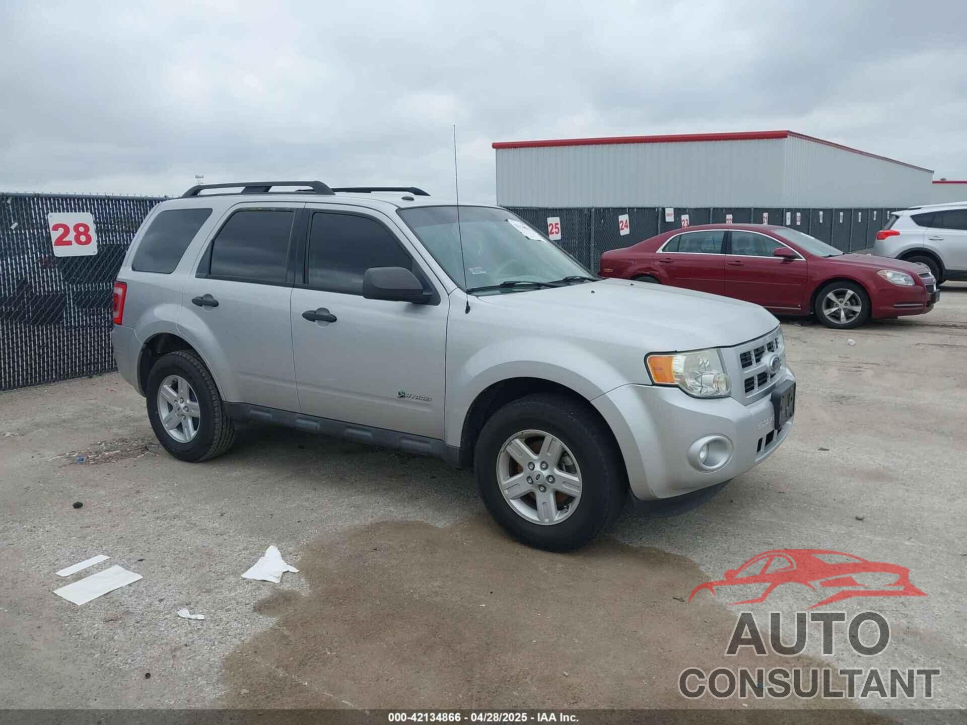 FORD ESCAPE HYBRID 2009 - 1FMCU49389KD10786