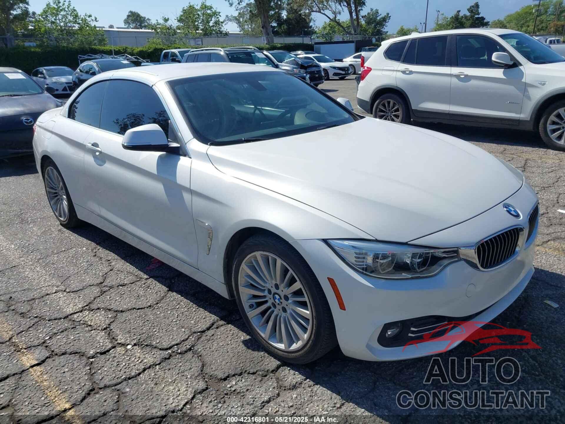 BMW 428I 2015 - WBA3V7C51FP771904