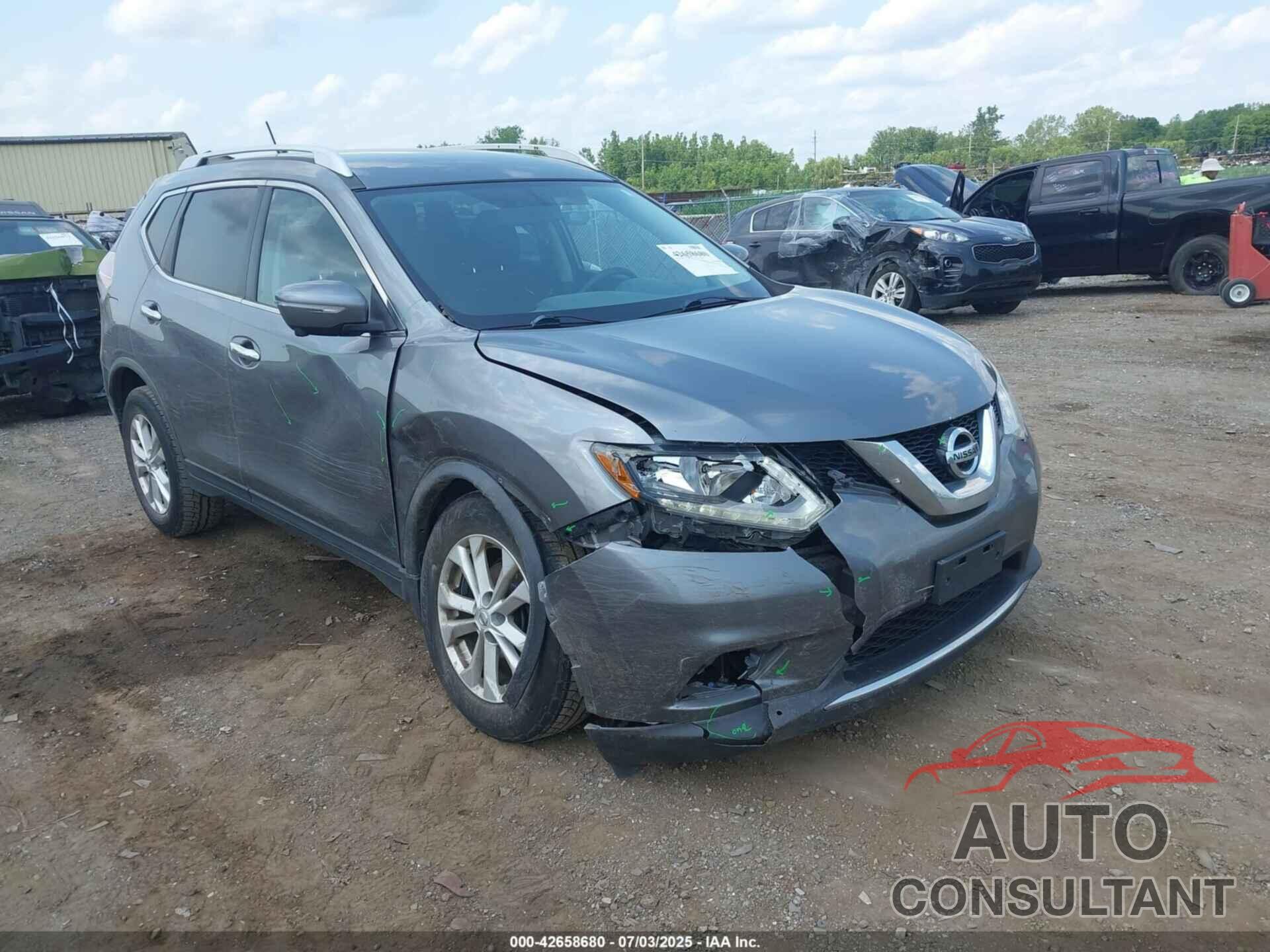 NISSAN ROGUE 2015 - KNMAT2MV4FP553232