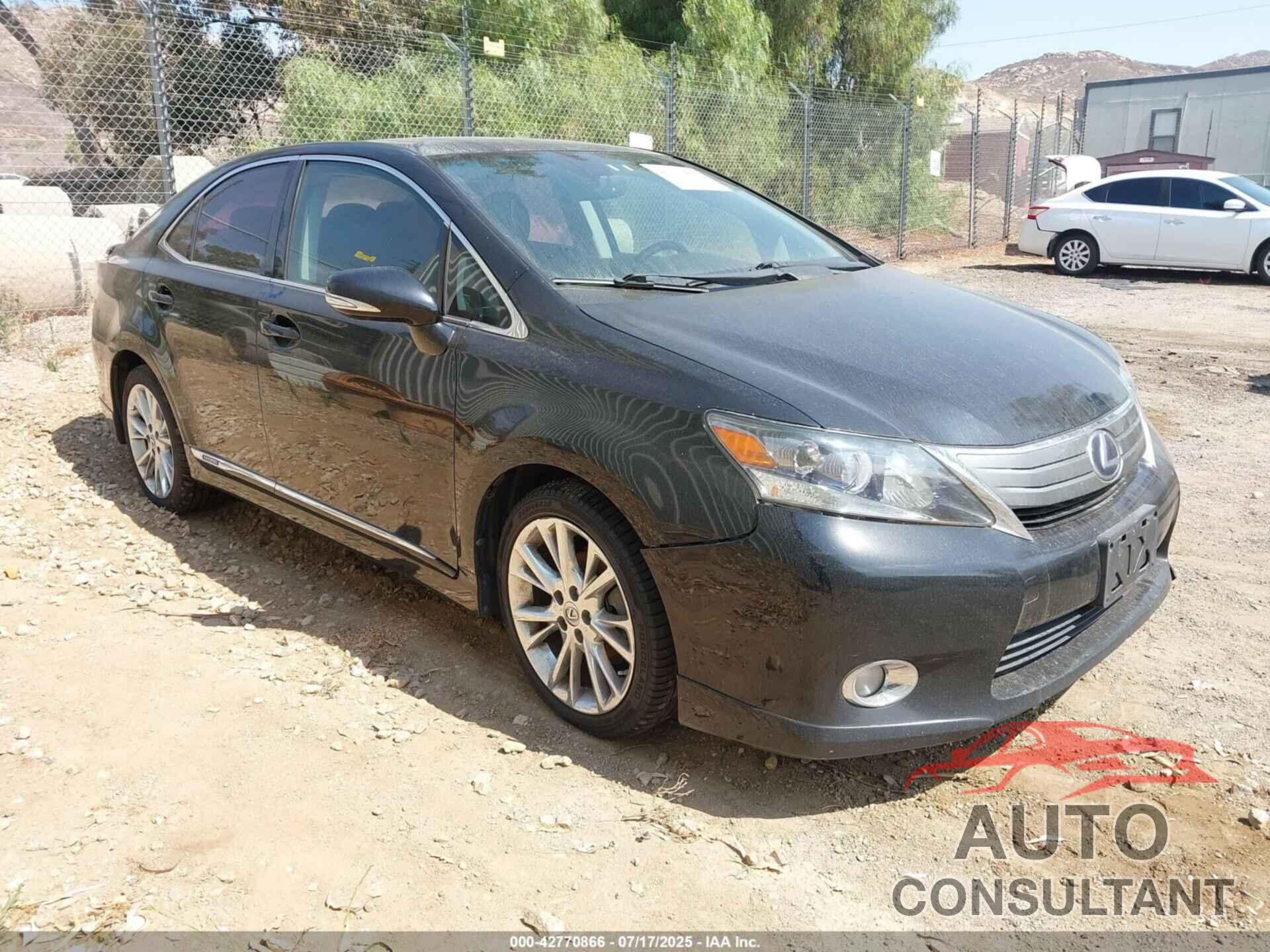 LEXUS HS 250H 2010 - JTHBB1BA6A2022295