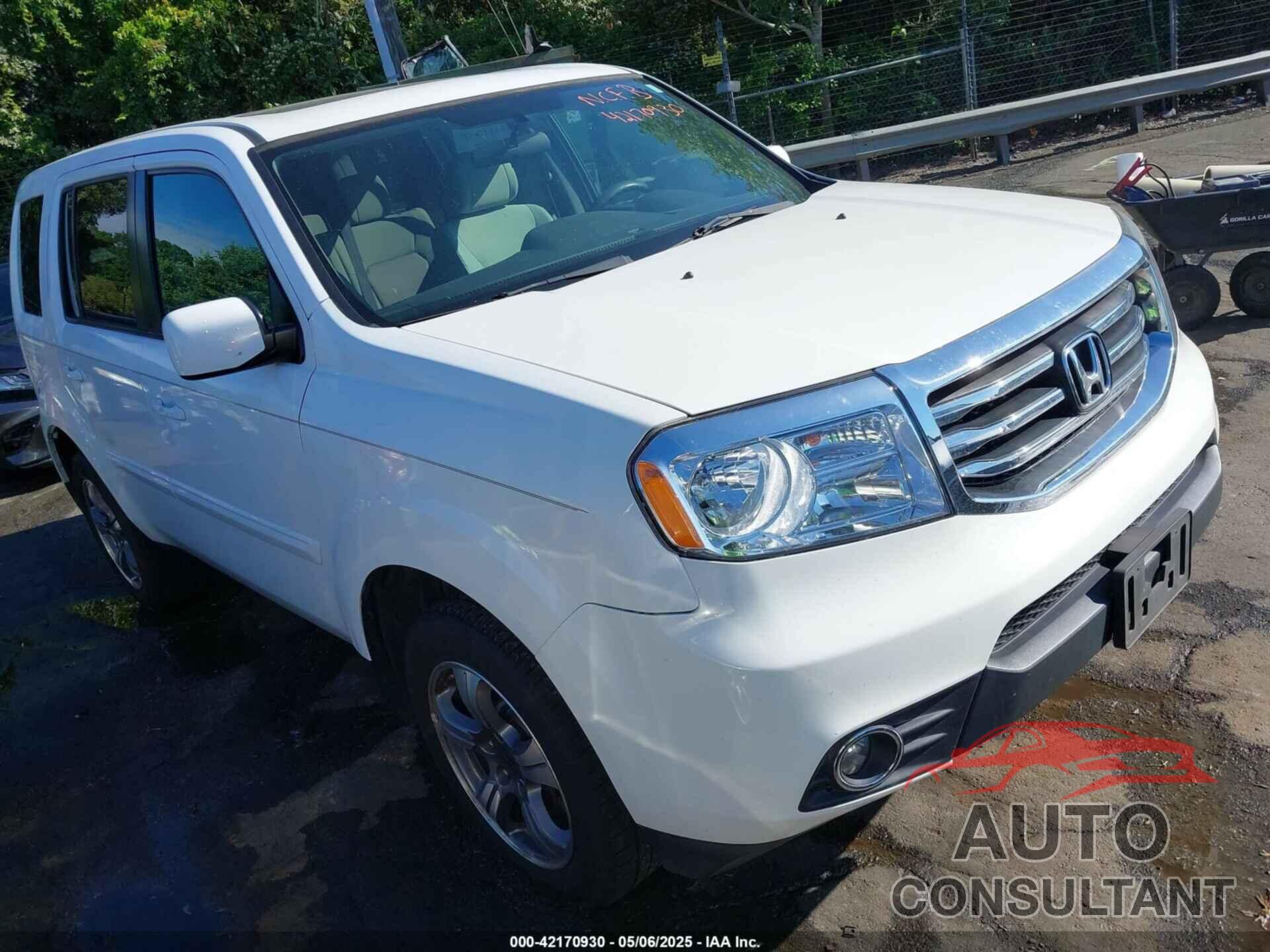HONDA PILOT 2015 - 5FNYF3H37FB006809