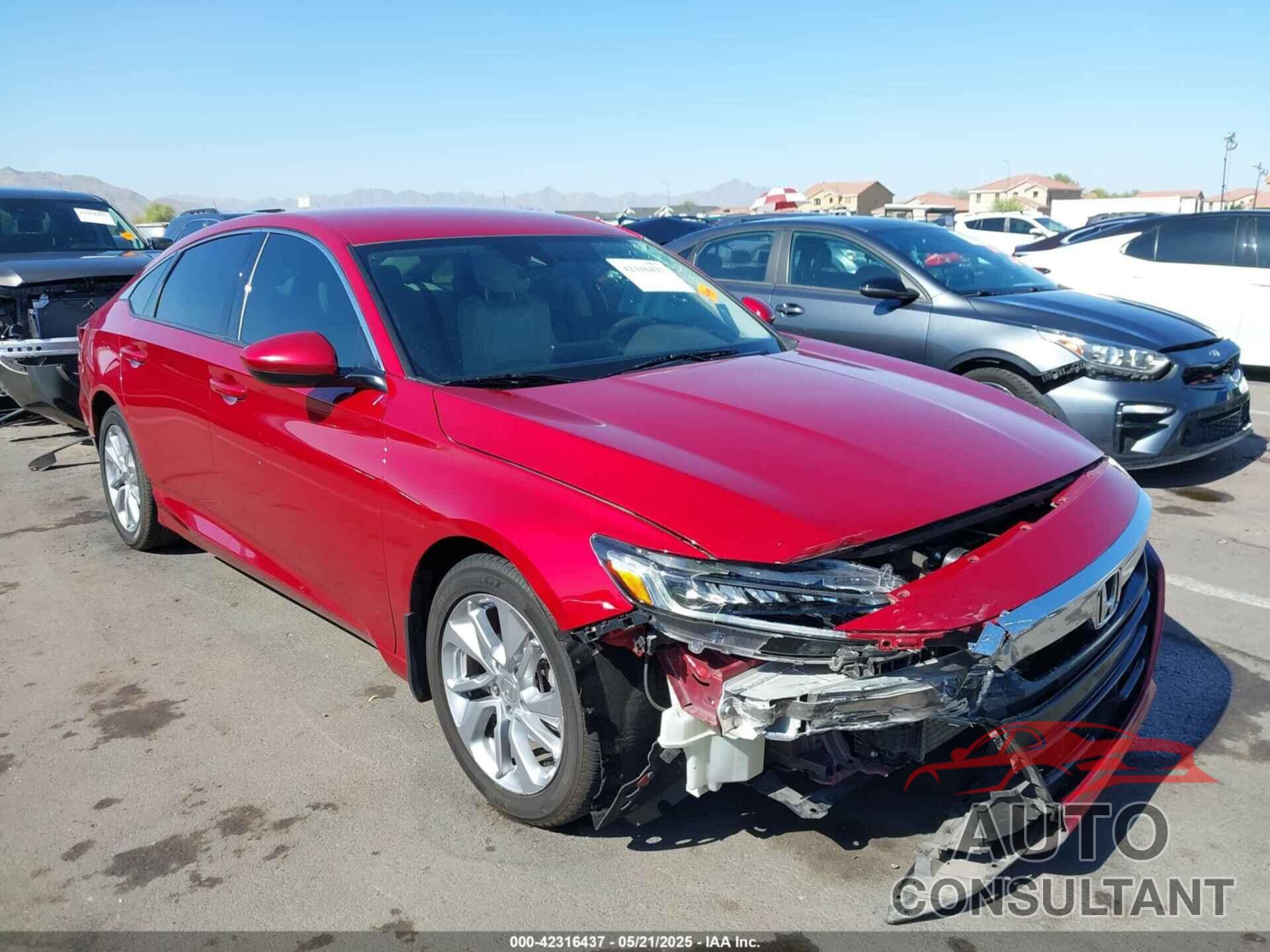 HONDA ACCORD 2018 - 1HGCV1F11JA038290