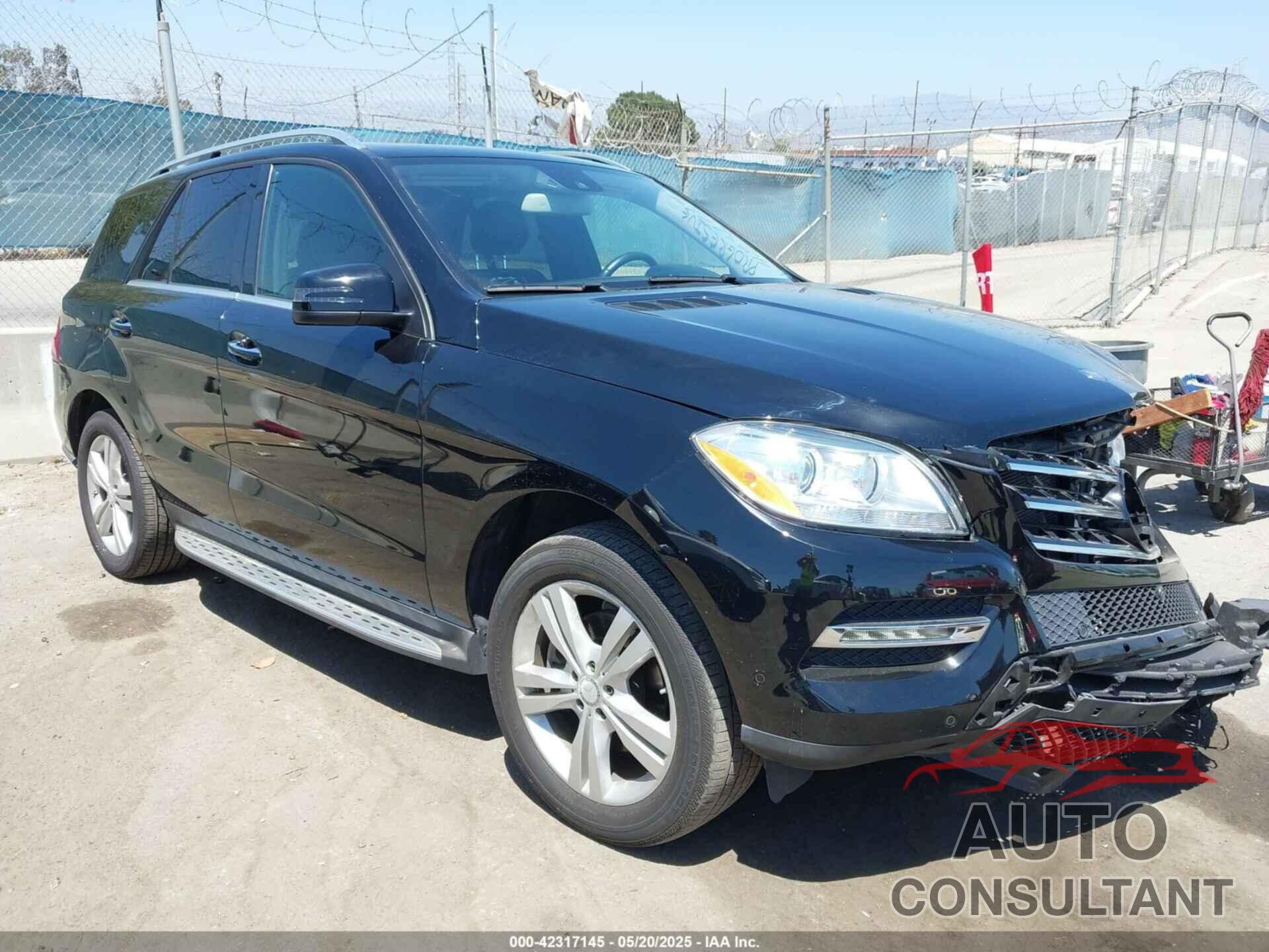 MERCEDES-BENZ ML 350 2015 - 4JGDA5JBXFA564023