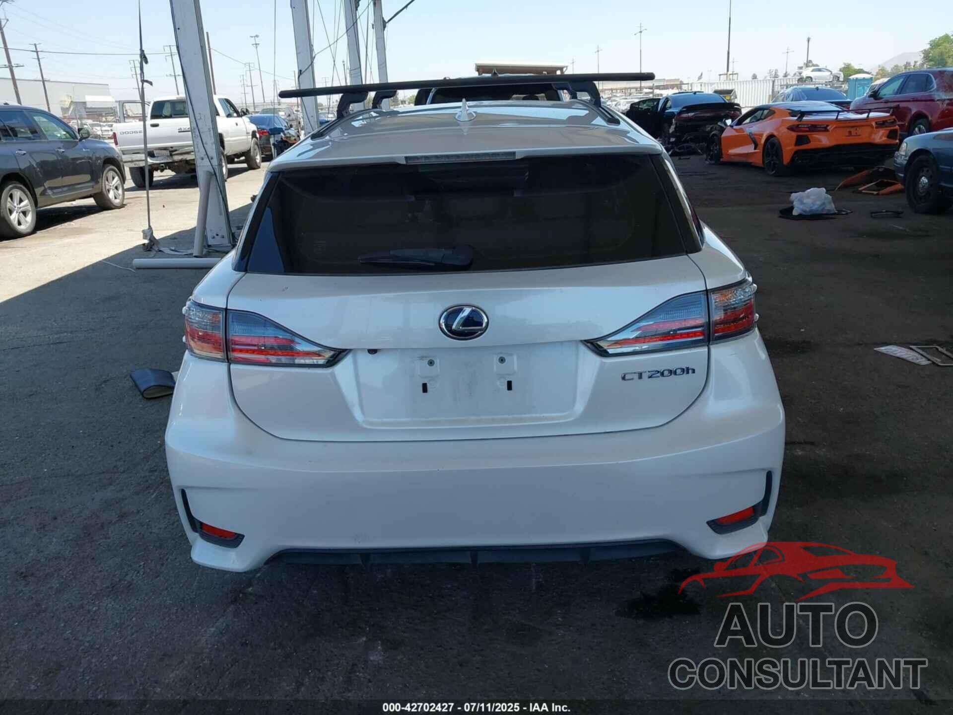 LEXUS CT 200H 2017 - JTHKD5BH6H2280289