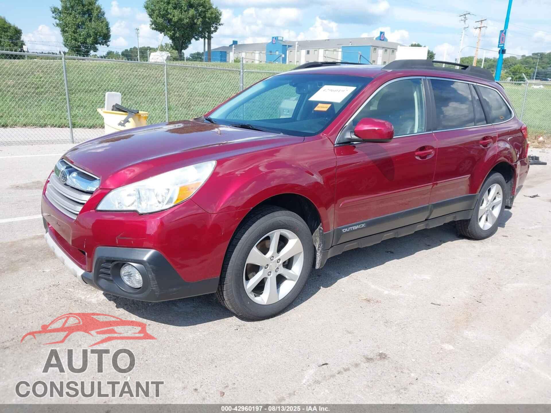 SUBARU OUTBACK 2013 - 4S4BRCPC8D3247105