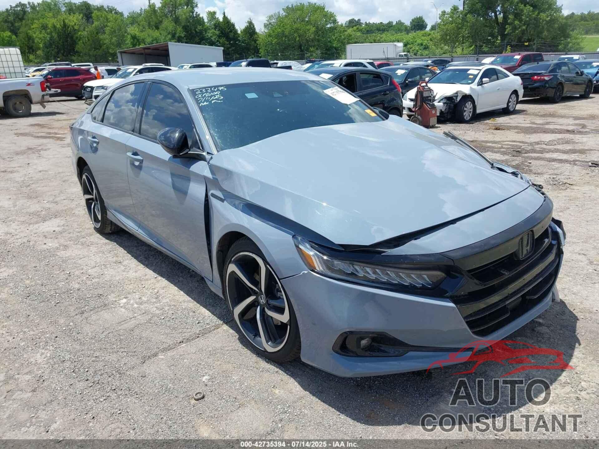 HONDA ACCORD 2022 - 1HGCV3F20NA033575