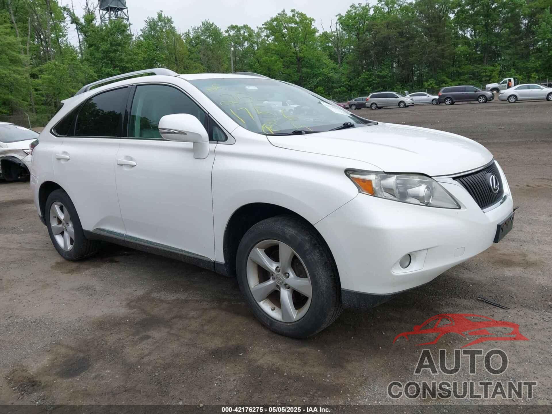 LEXUS RX 350 2010 - 2T2BK1BA4AC063572