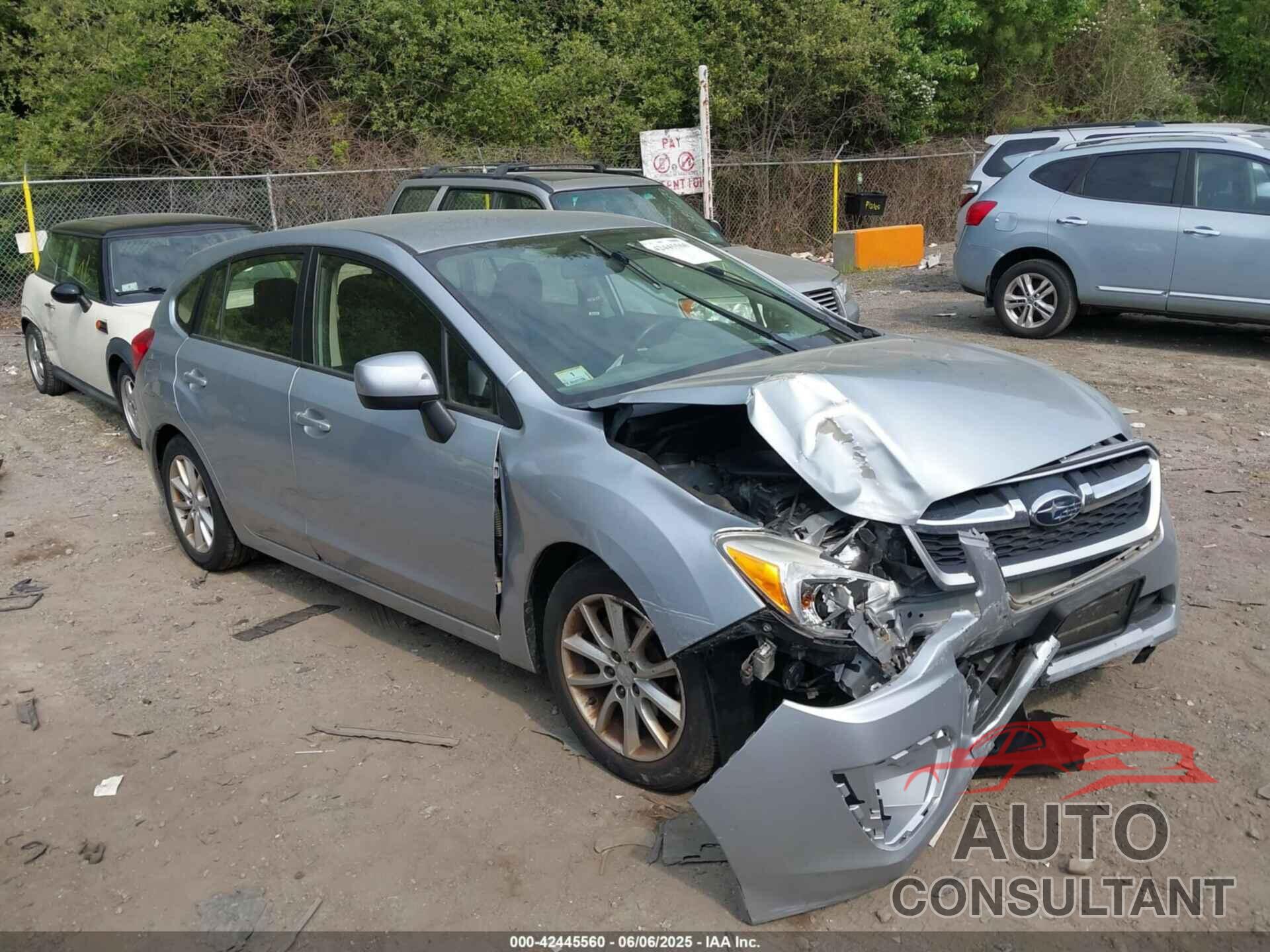 SUBARU IMPREZA 2013 - JF1GPAC63D1885557