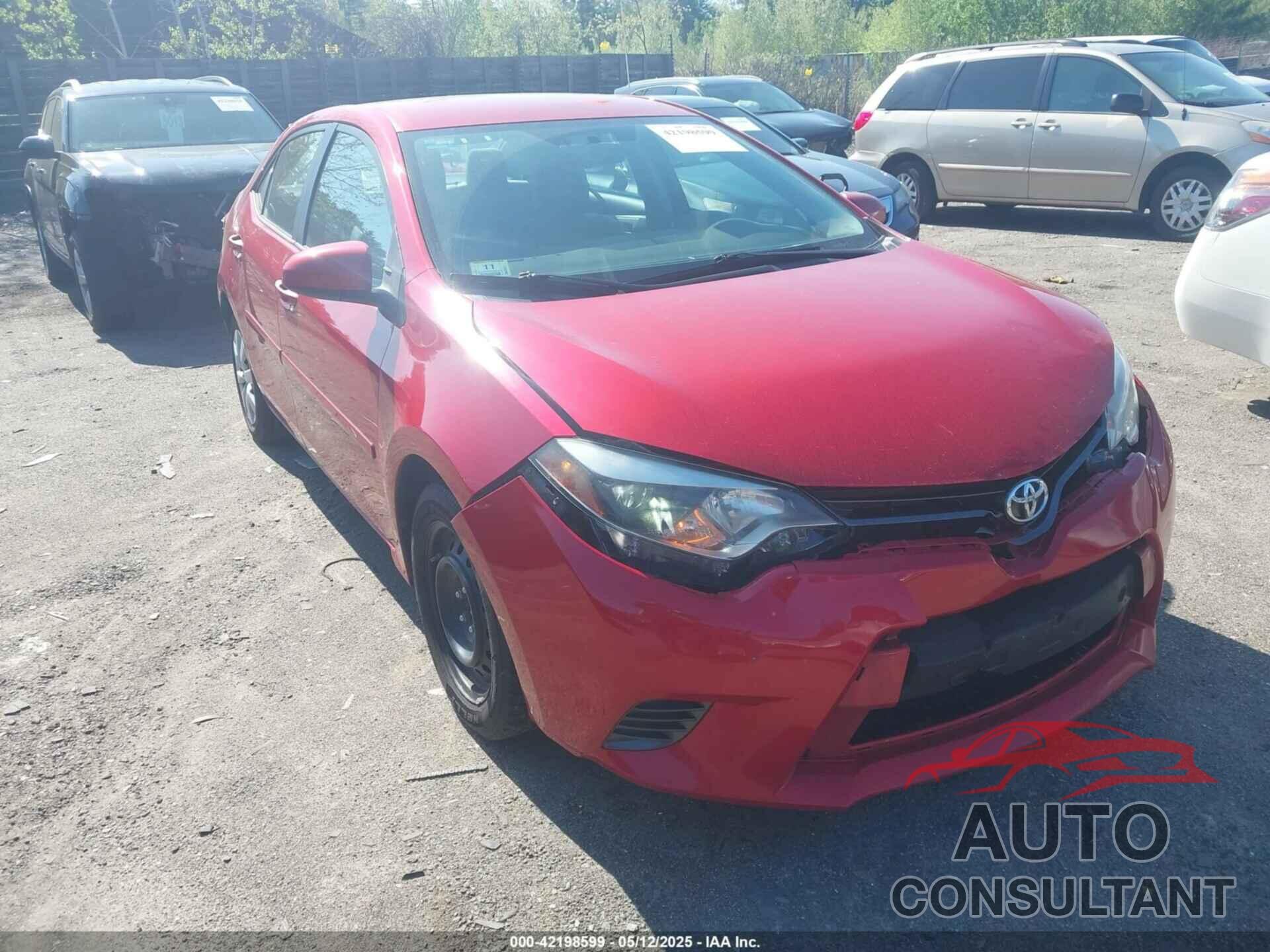 TOYOTA COROLLA 2016 - 2T1BURHEXGC540019