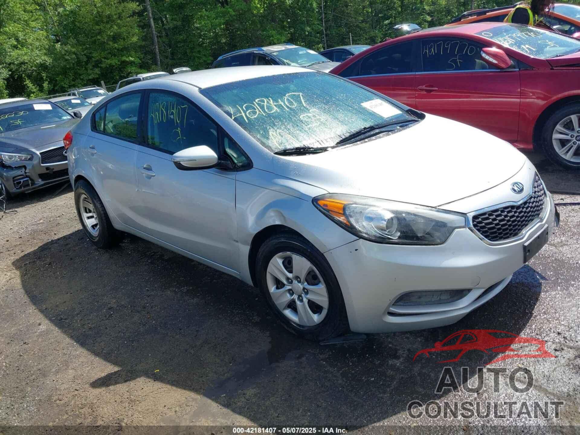 KIA FORTE 2015 - KNAFX4A68F5427984