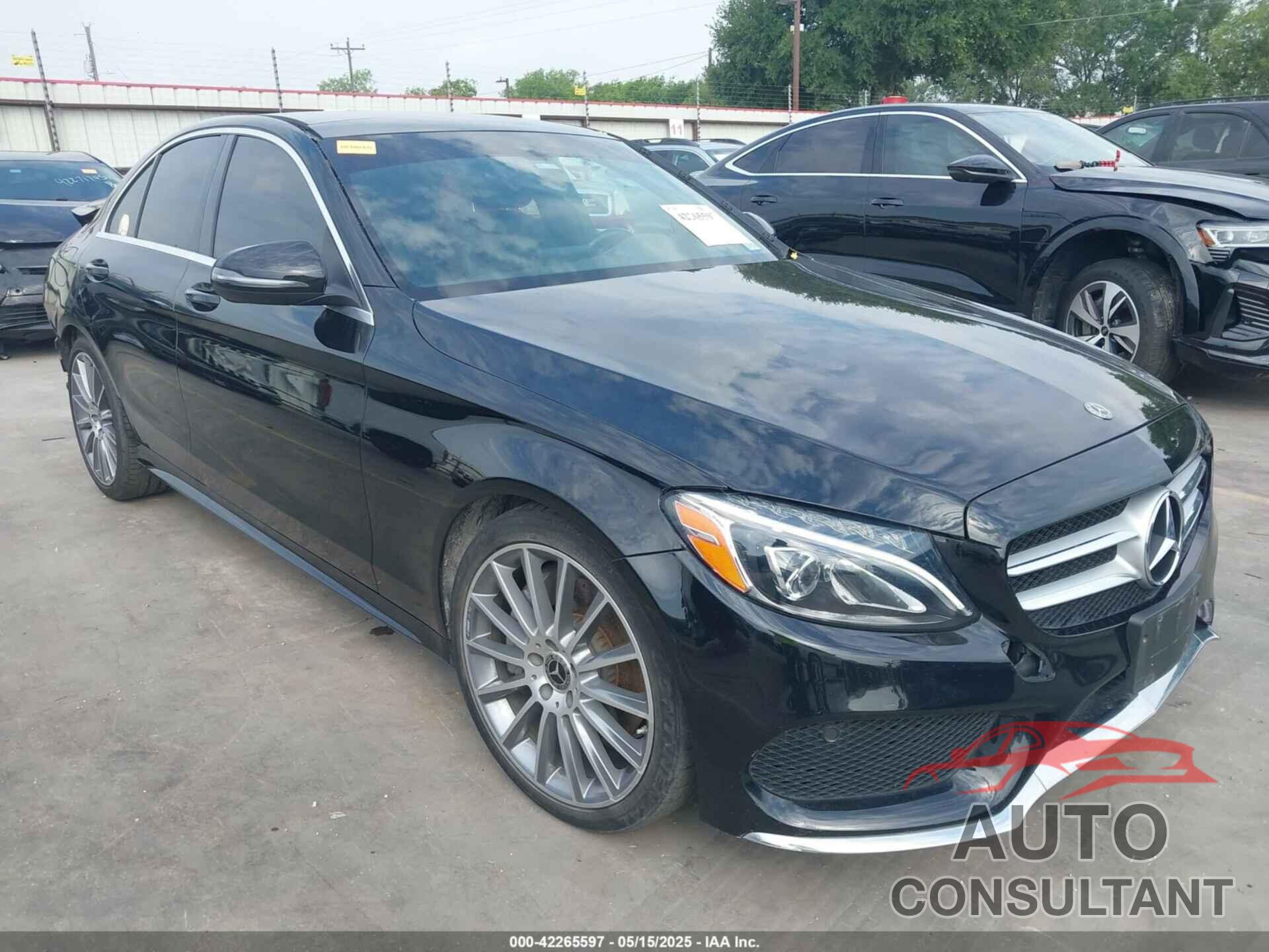 MERCEDES-BENZ C 300 2018 - WDDWF4JB9JR347779
