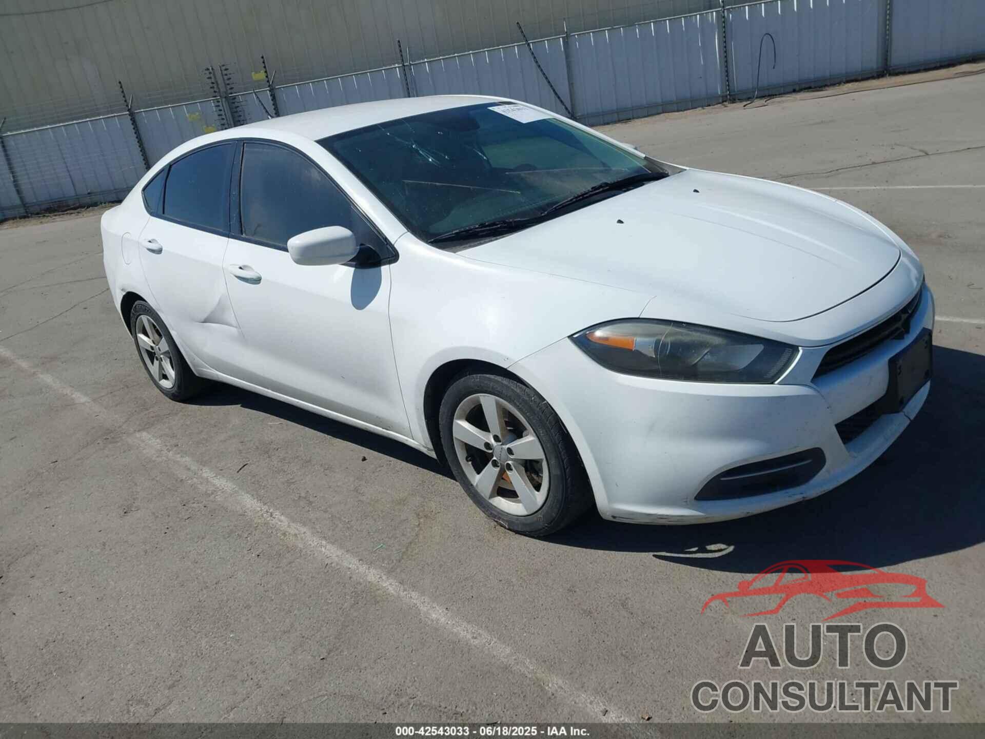 DODGE DART 2016 - 1C3CDFBB1GD563519