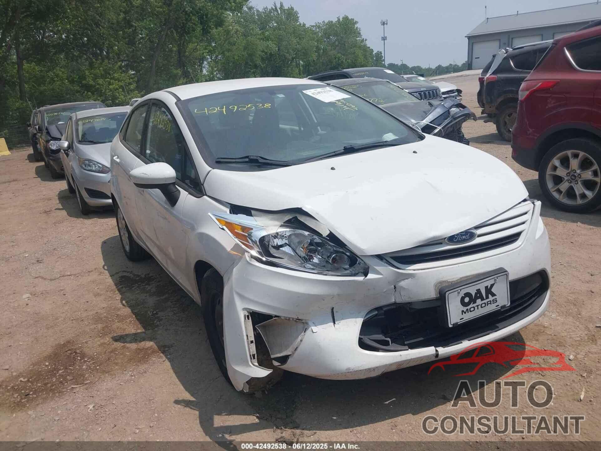 FORD FIESTA 2012 - 3FADP4AJXCM219938
