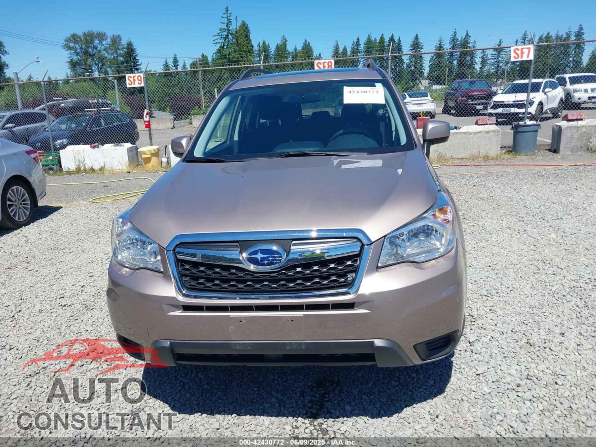 SUBARU FORESTER 2016 - JF2SJADC0GH550618
