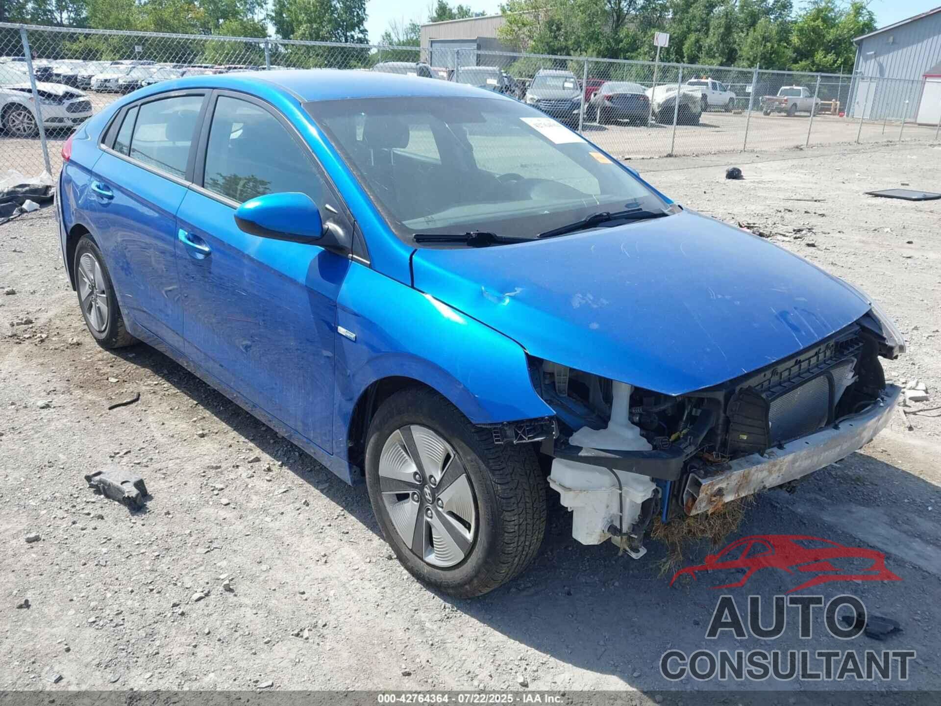 HYUNDAI IONIQ HYBRID 2018 - KMHC65LCXJU072814