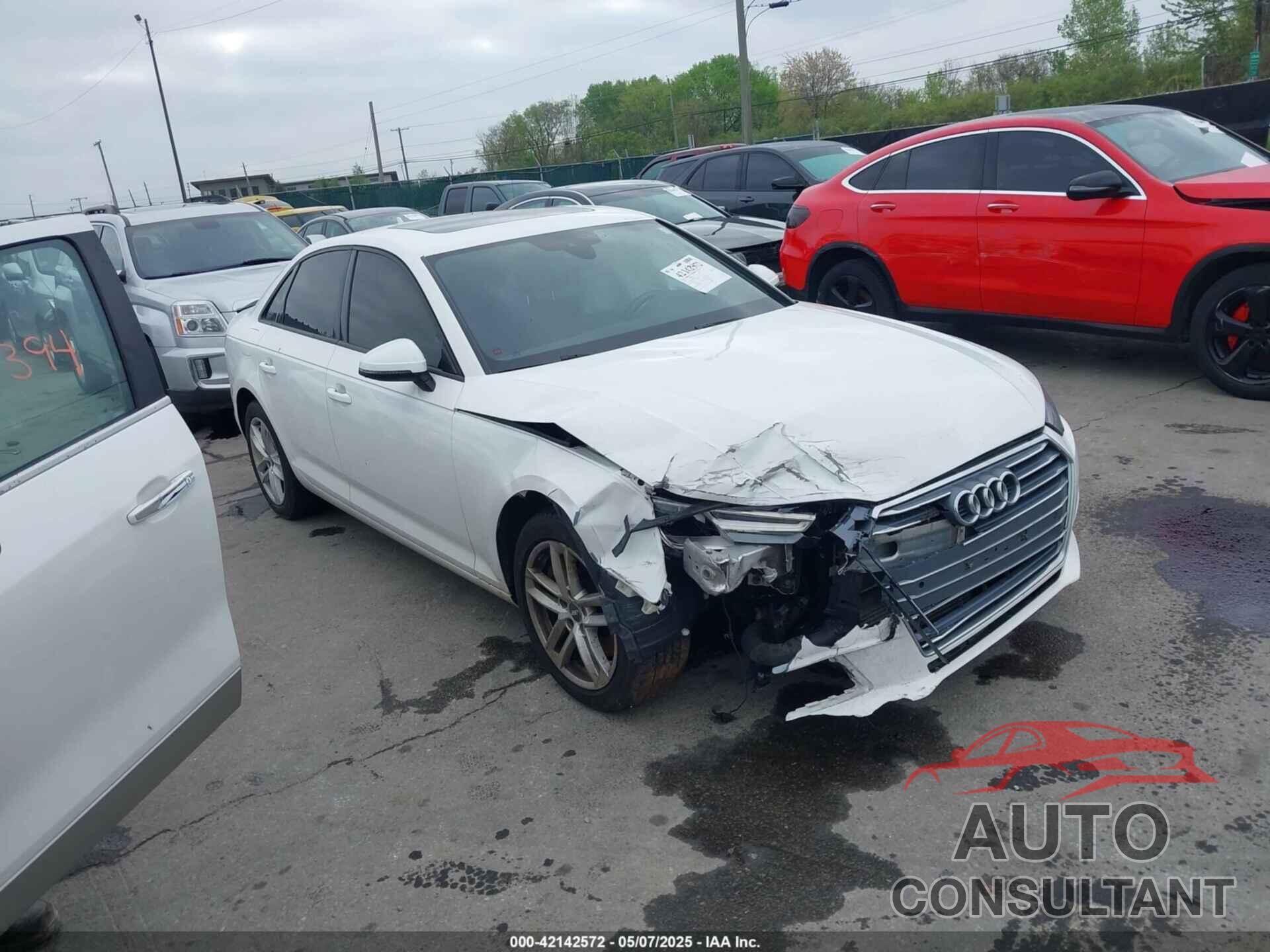 AUDI A4 2017 - WAUANAF46HN012459