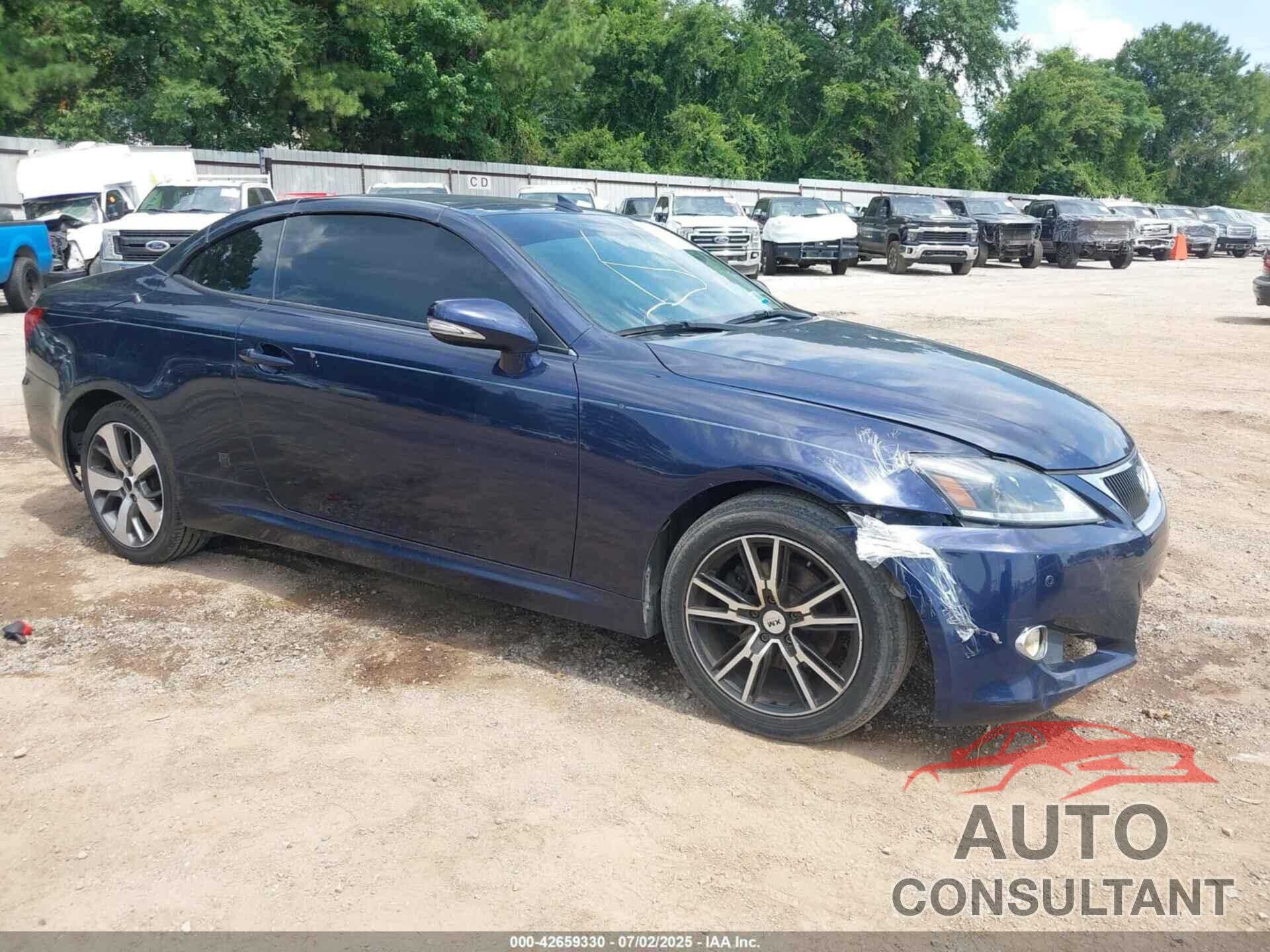 LEXUS IS 250C 2011 - JTHFF2C28B2516890