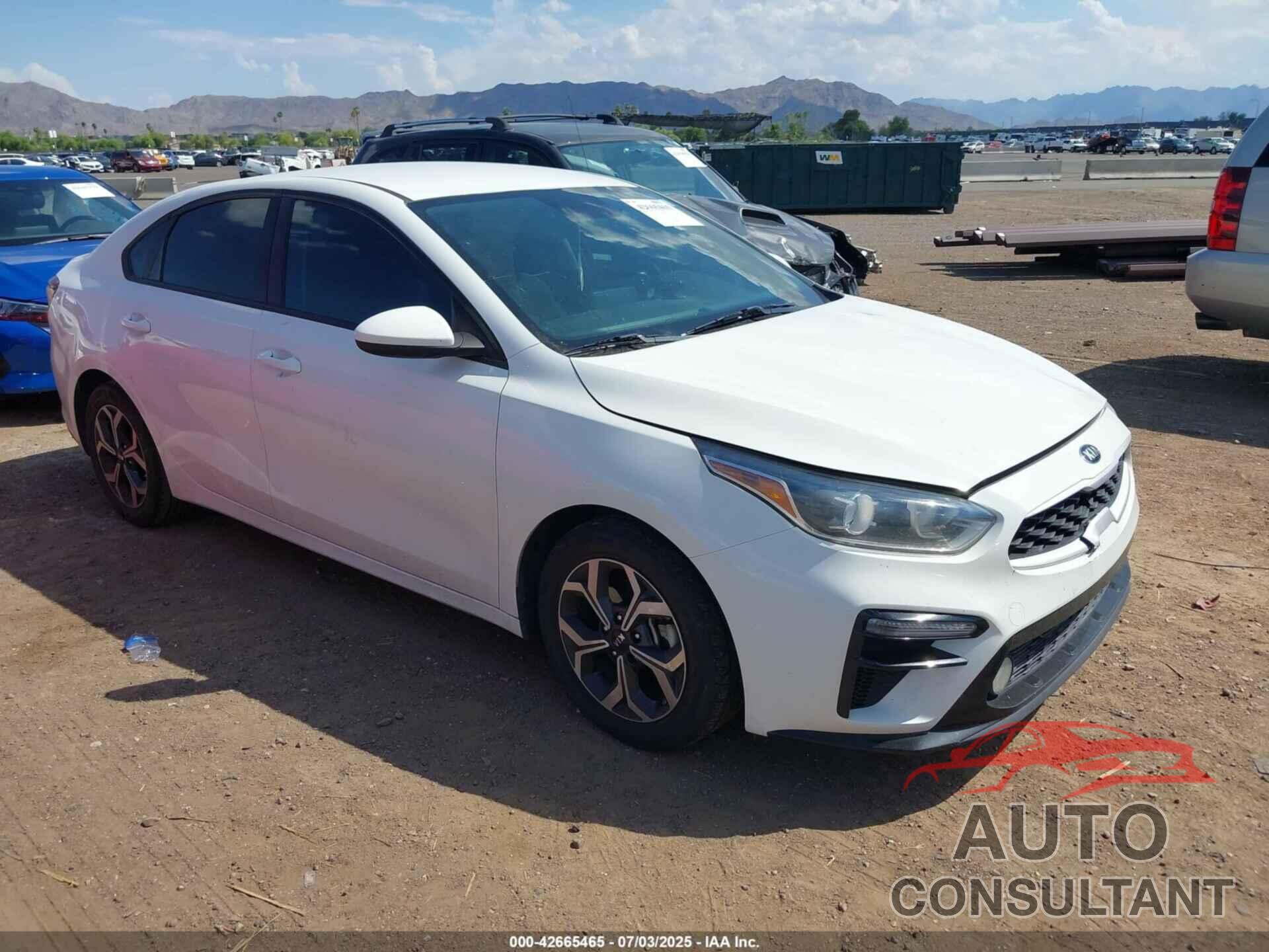 KIA FORTE 2019 - 3KPF24AD3KE009587