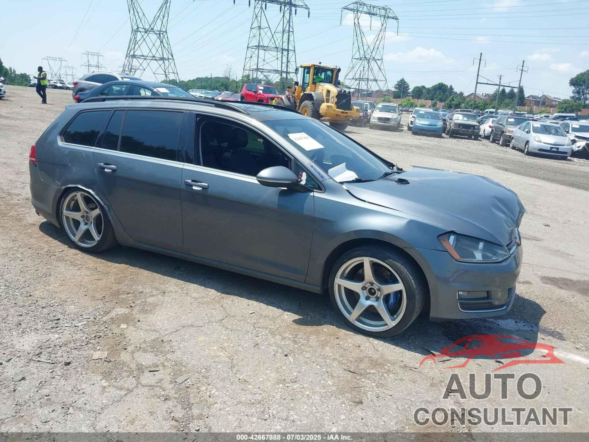 VOLKSWAGEN GOLF SPORTWAGEN 2015 - 3VWCA7AU6FM504138