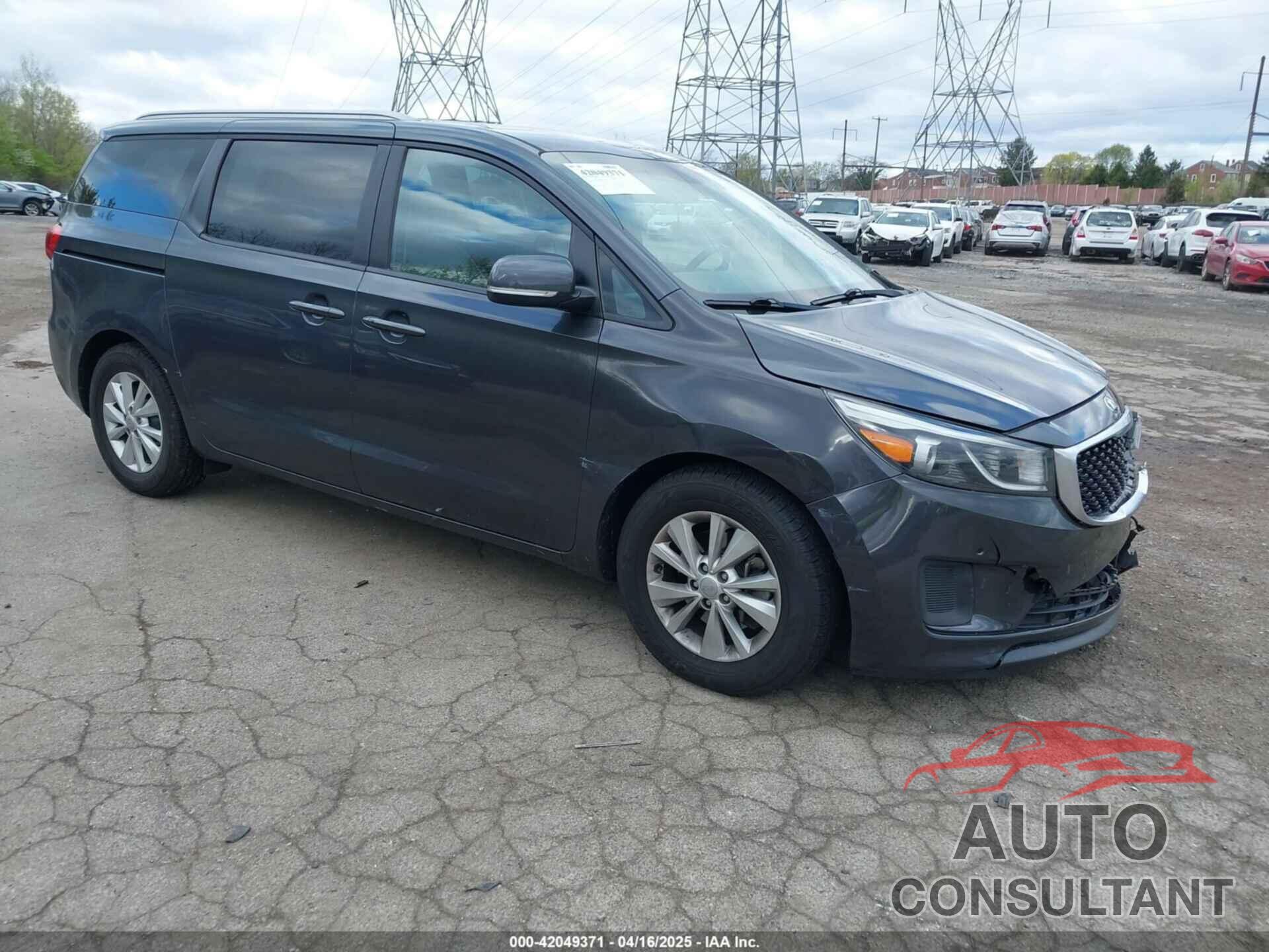 KIA SEDONA 2017 - KNDMB5C14H6239766