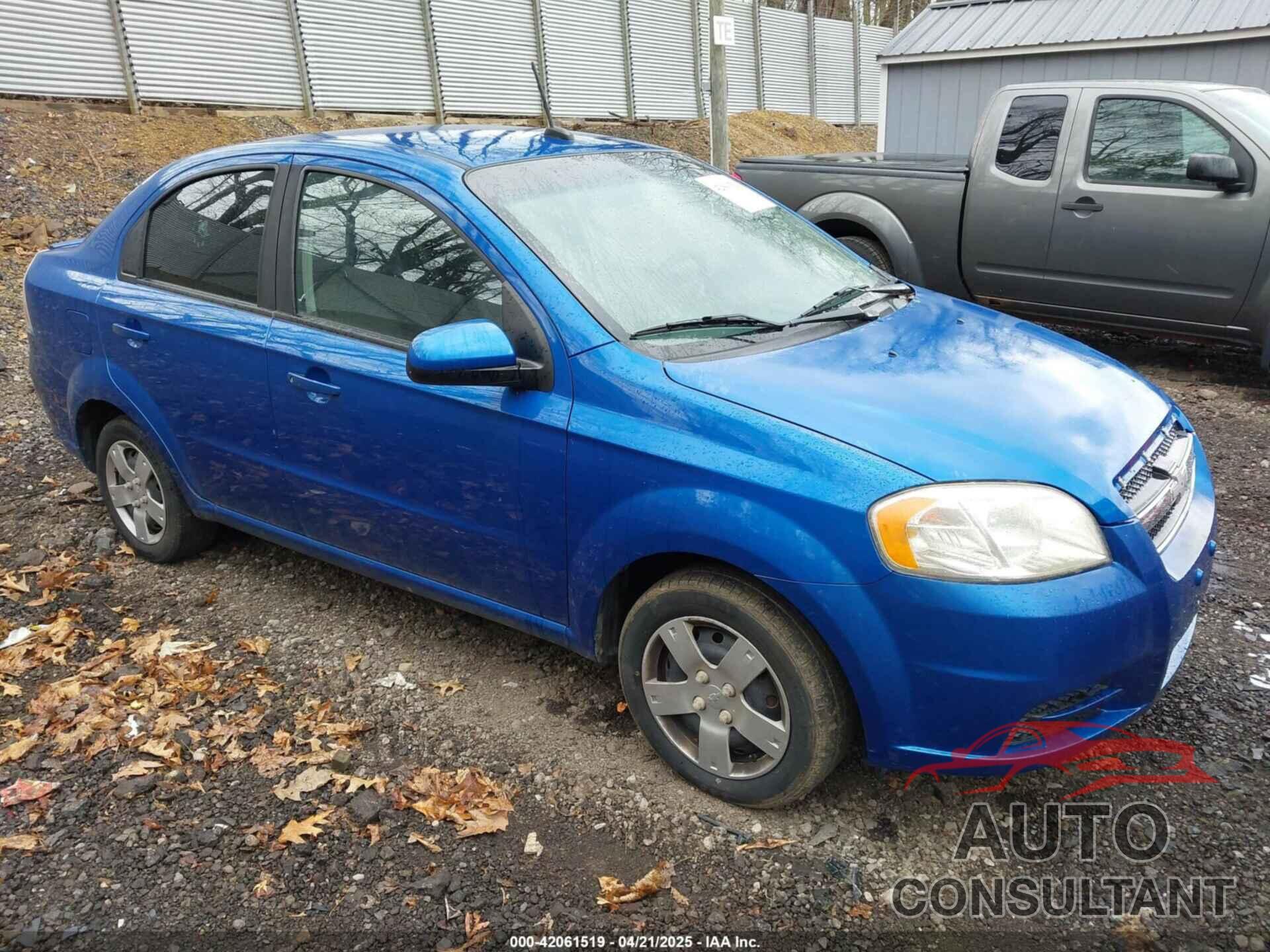 CHEVROLET AVEO 2010 - KL1TD5DE4AB134818