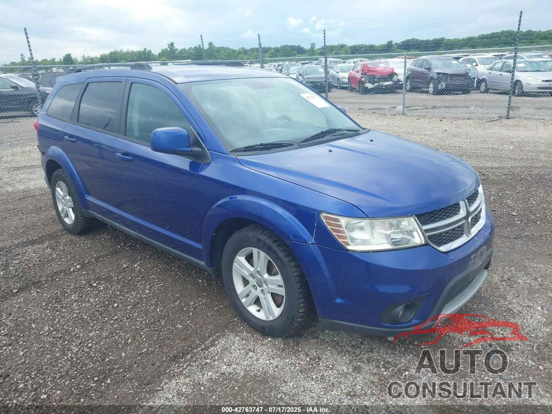 DODGE JOURNEY 2012 - 3C4PDCBB2CT341667
