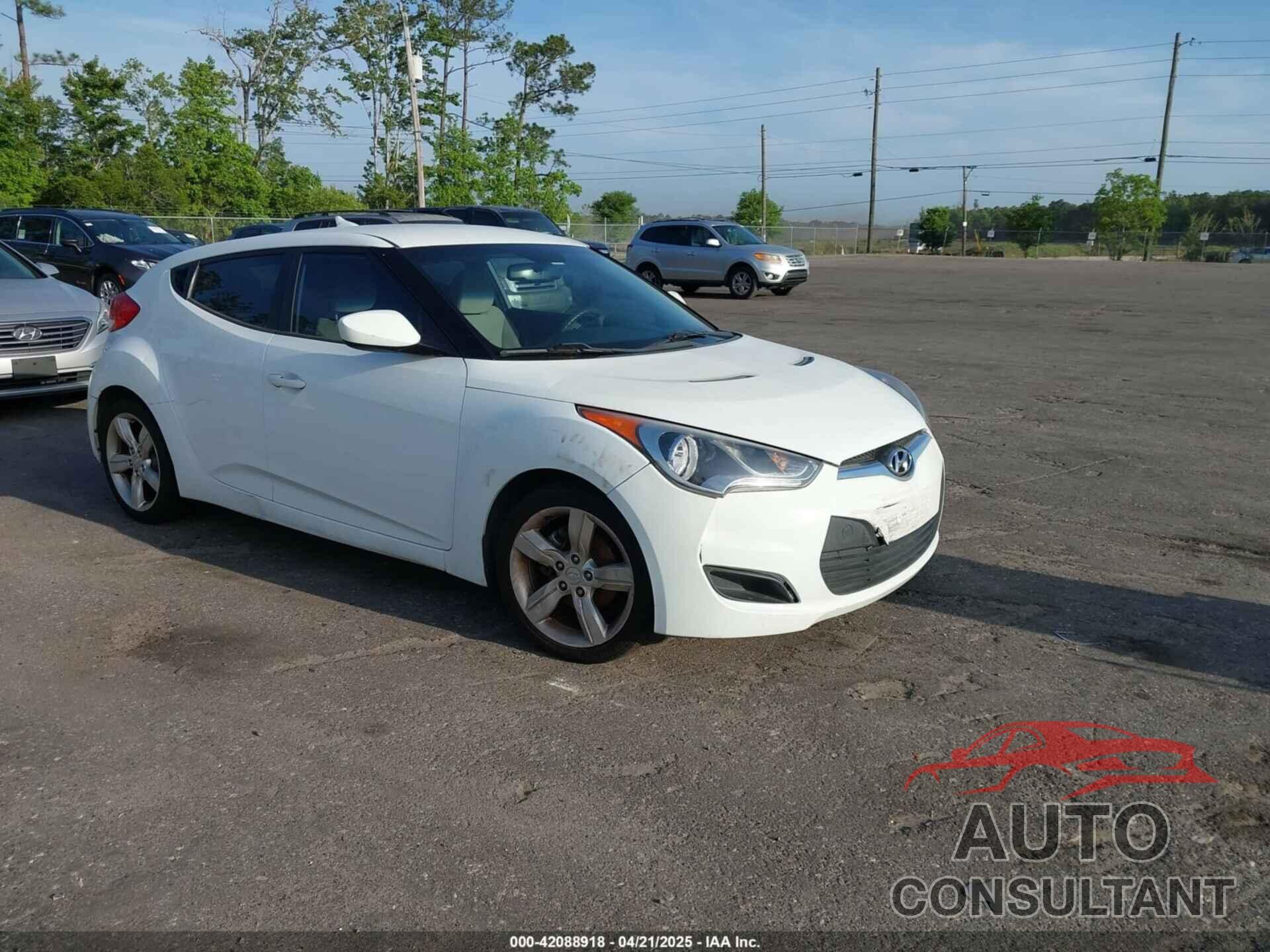 HYUNDAI VELOSTER 2012 - KMHTC6AD6CU050886