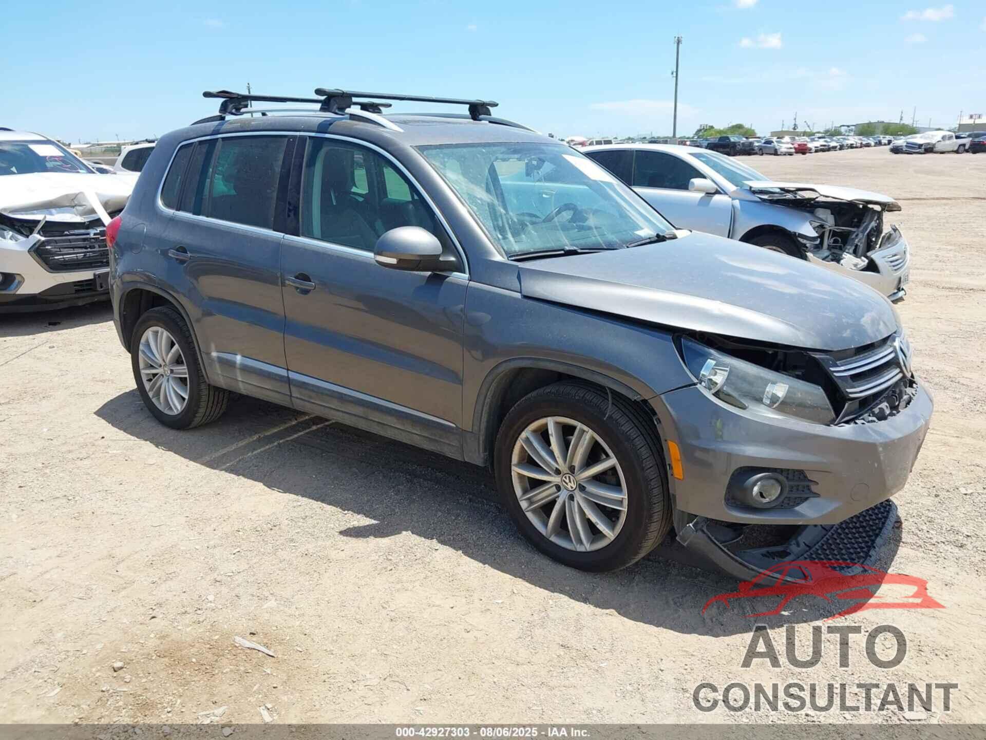 VOLKSWAGEN TIGUAN 2013 - WVGBV3AX4DW611364