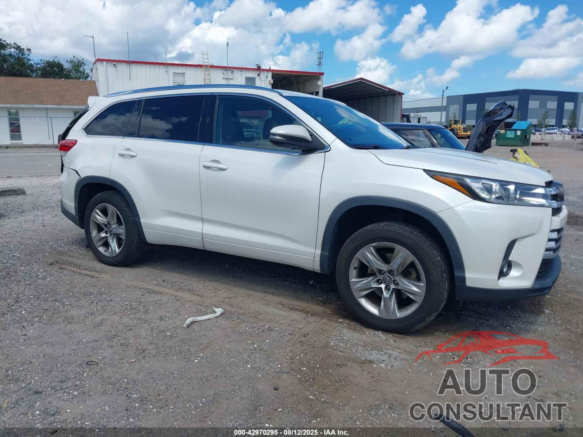 TOYOTA HIGHLANDER 2019 - 5TDYZRFH6KS306291