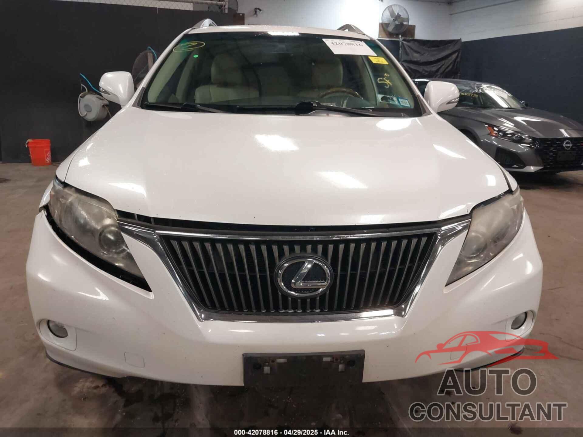 LEXUS RX 350 2010 - 2T2BK1BAXAC035811