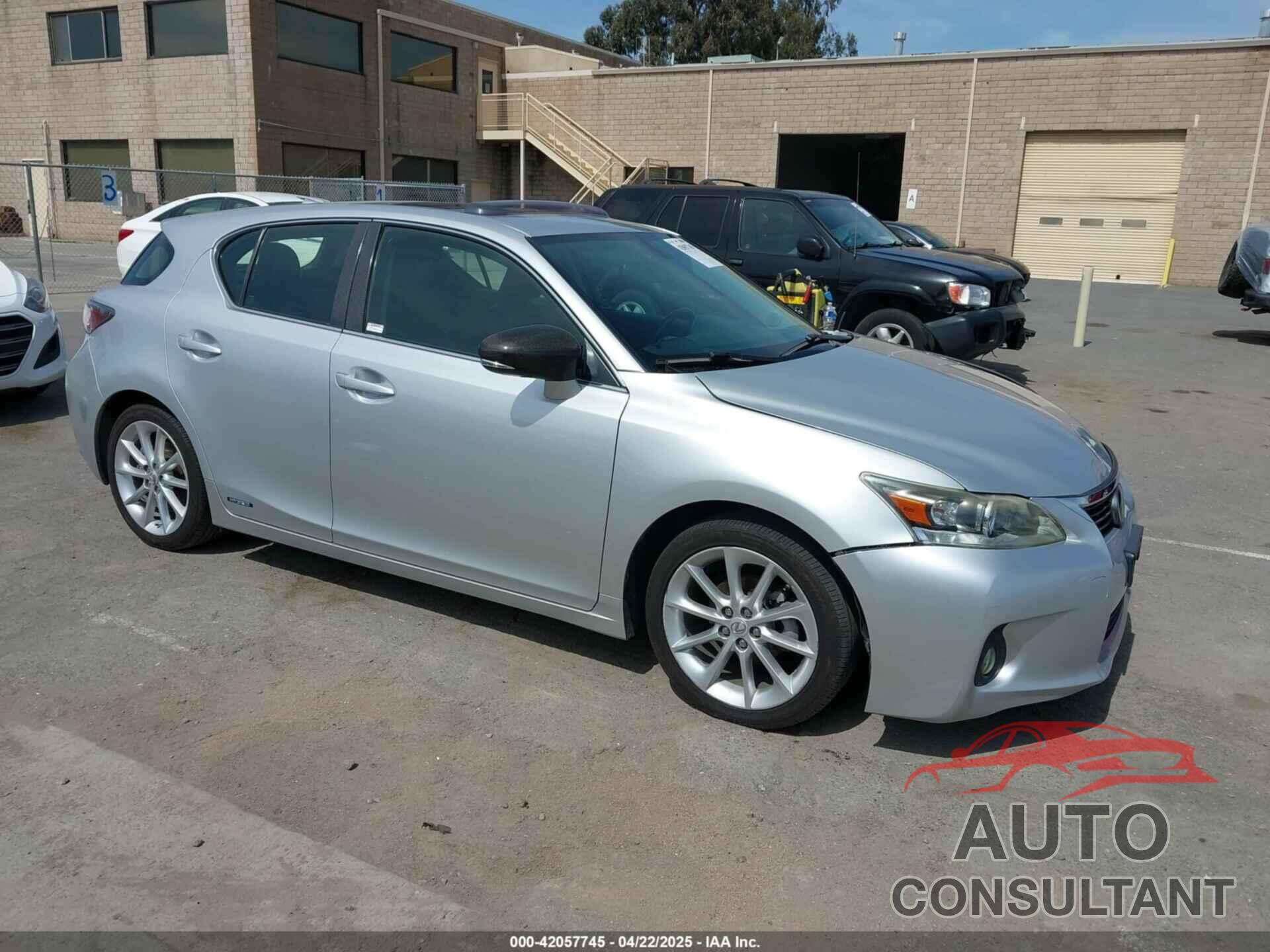 LEXUS CT 200H 2013 - JTHKD5BH2D2153890
