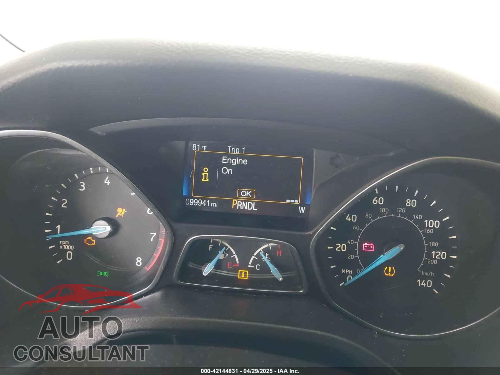 FORD FOCUS 2016 - 1FADP3K22GL264347